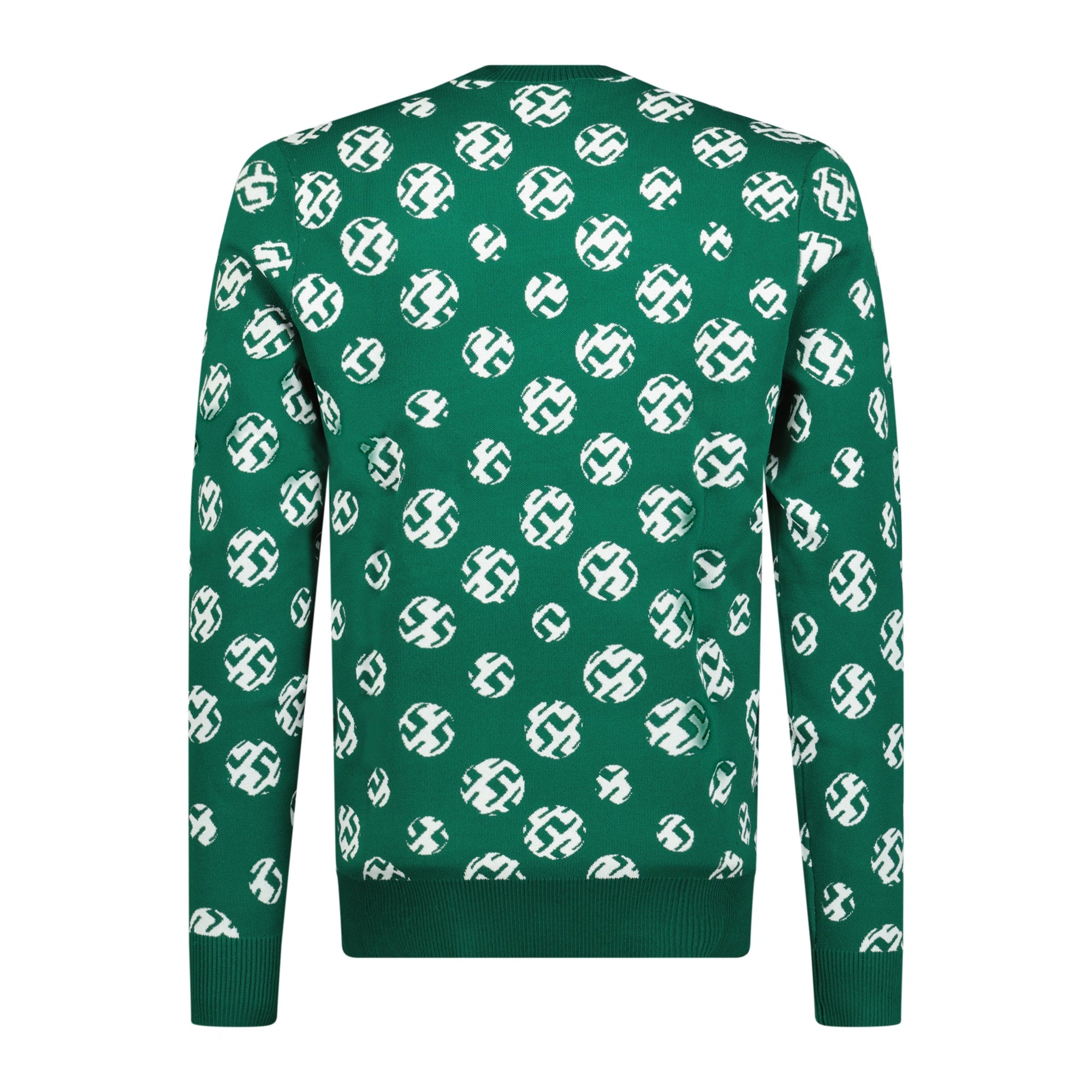 J.Lindeberg Gus Jacquard Golf Sweater Rain Forest Sphere