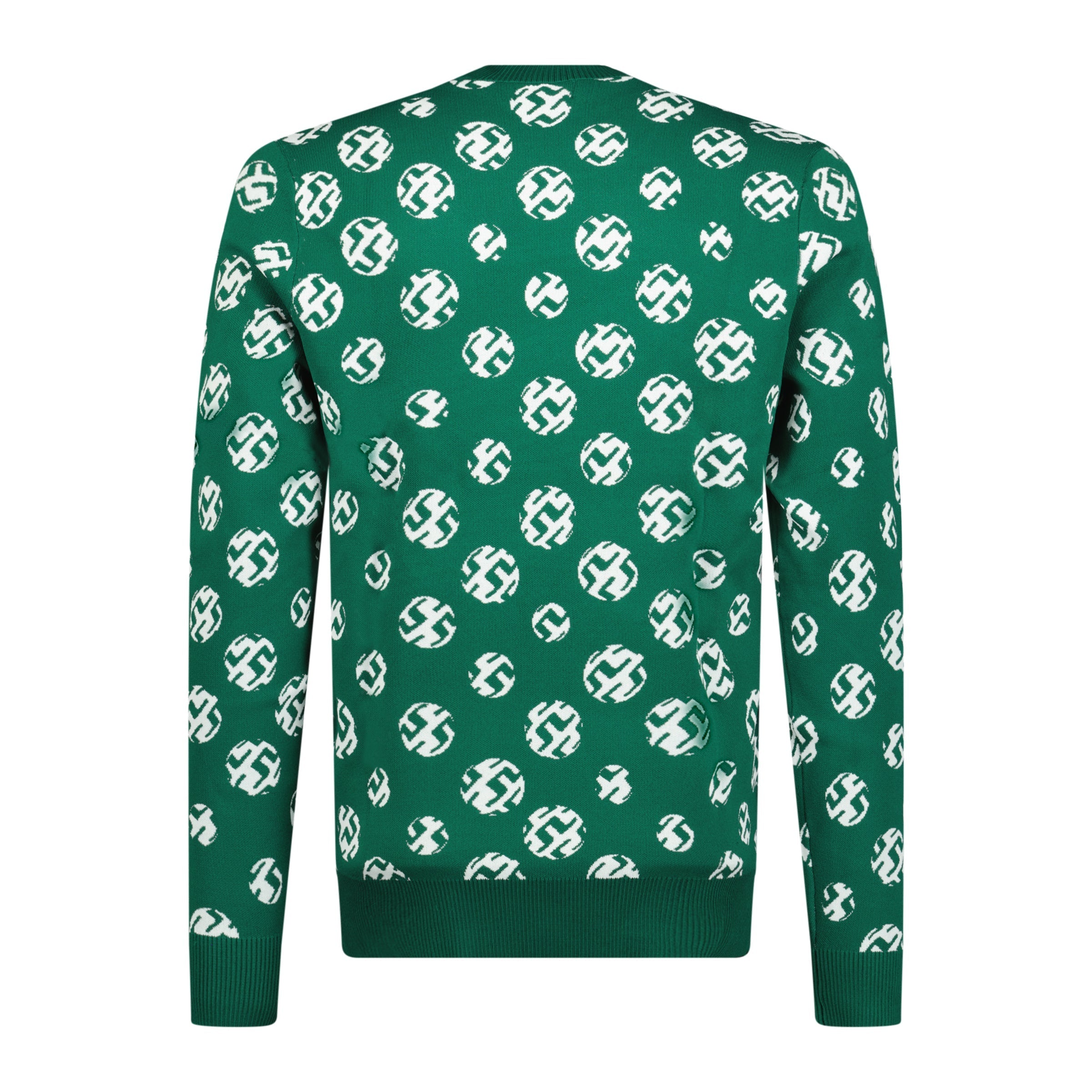 J.Lindeberg Gus Jacquard Golf Sweater Rain Forest Sphere