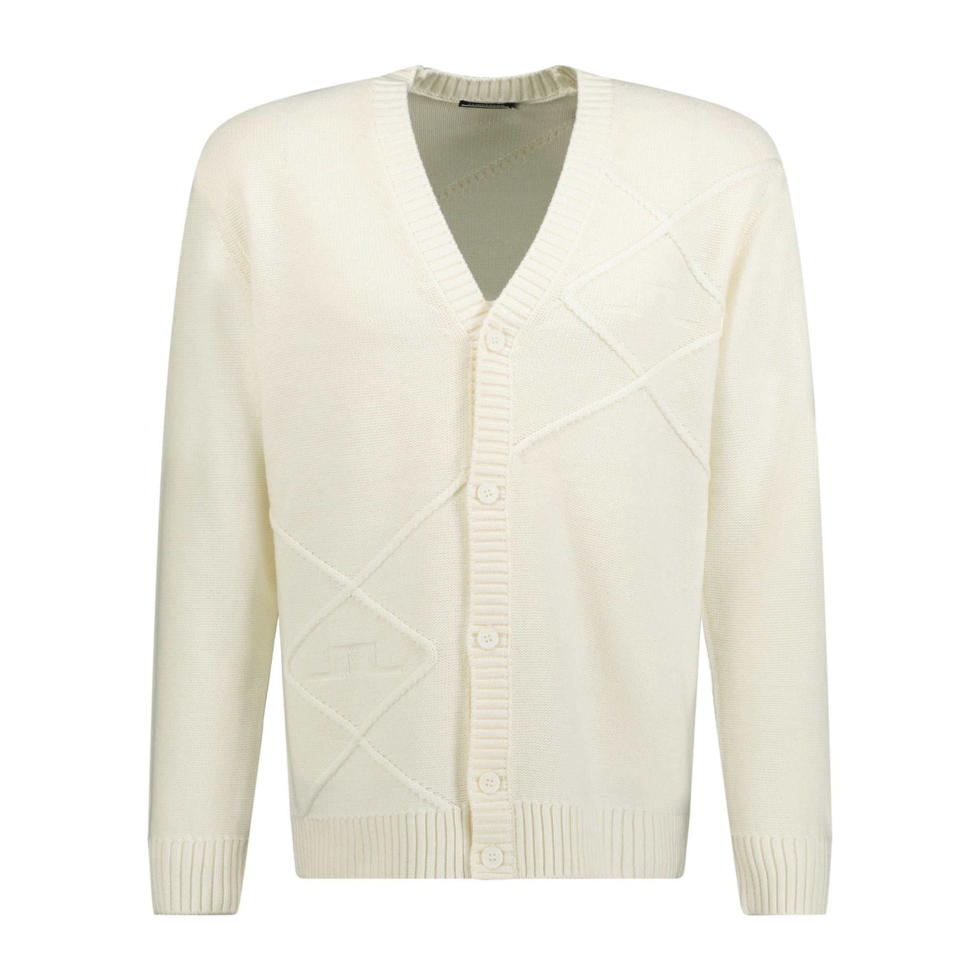 J.Lindeberg Clarke Knitted Golf Cardigan White