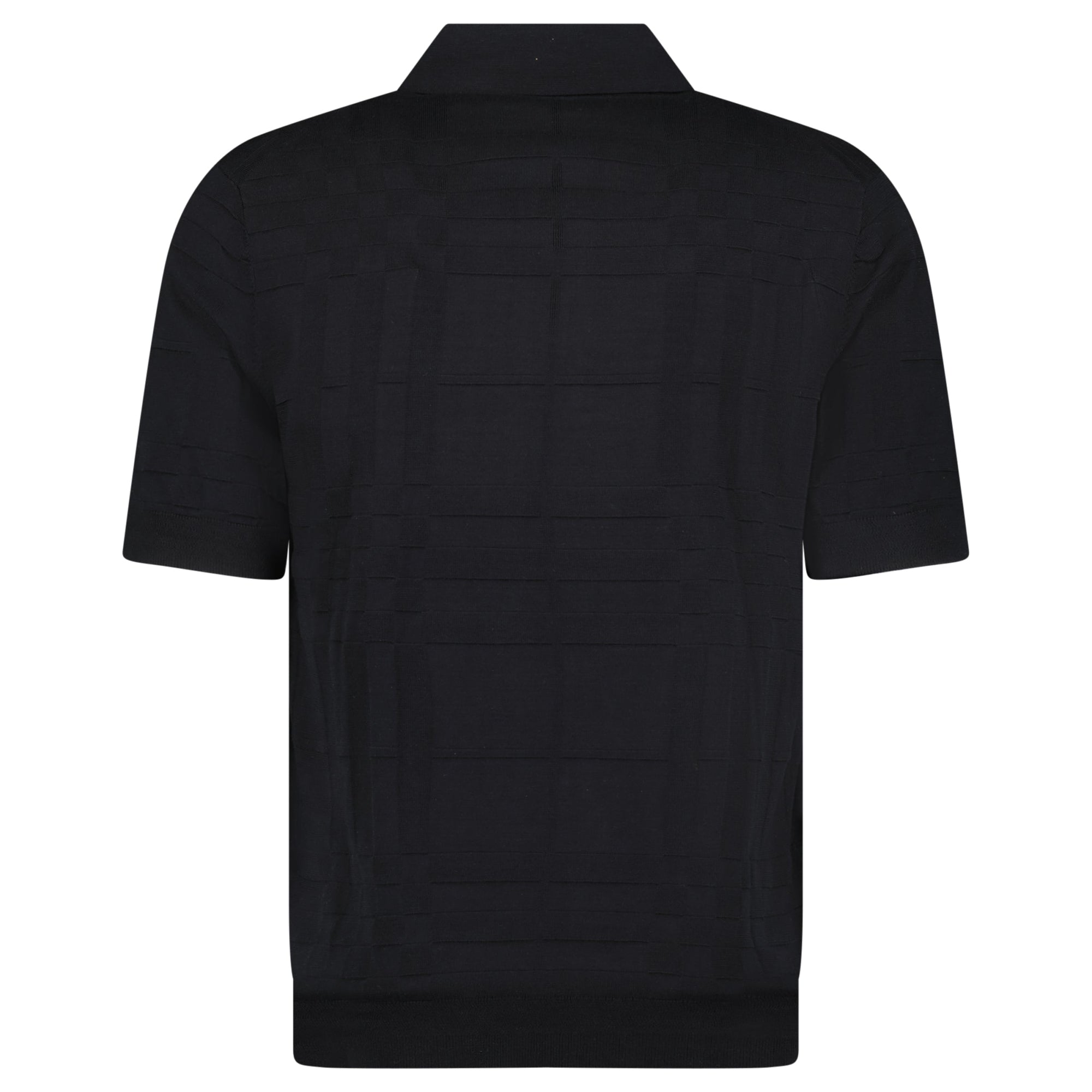 Burberry 'Kieran' Knit Polo-Shirt Black