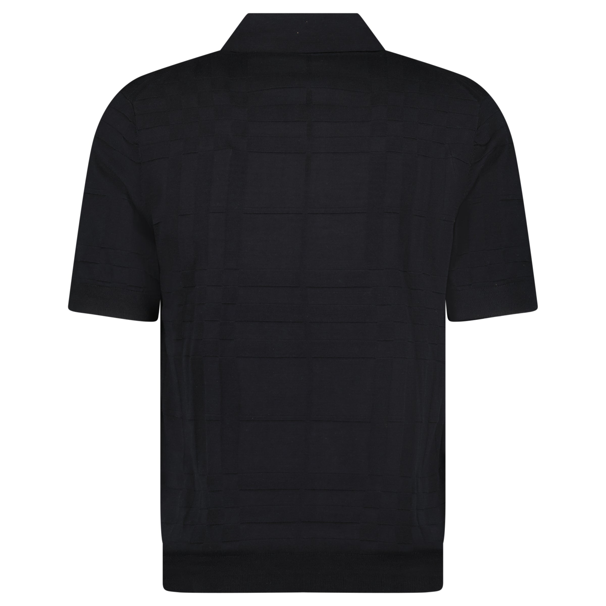 Burberry 'Kieran' Knit Polo-Shirt Black