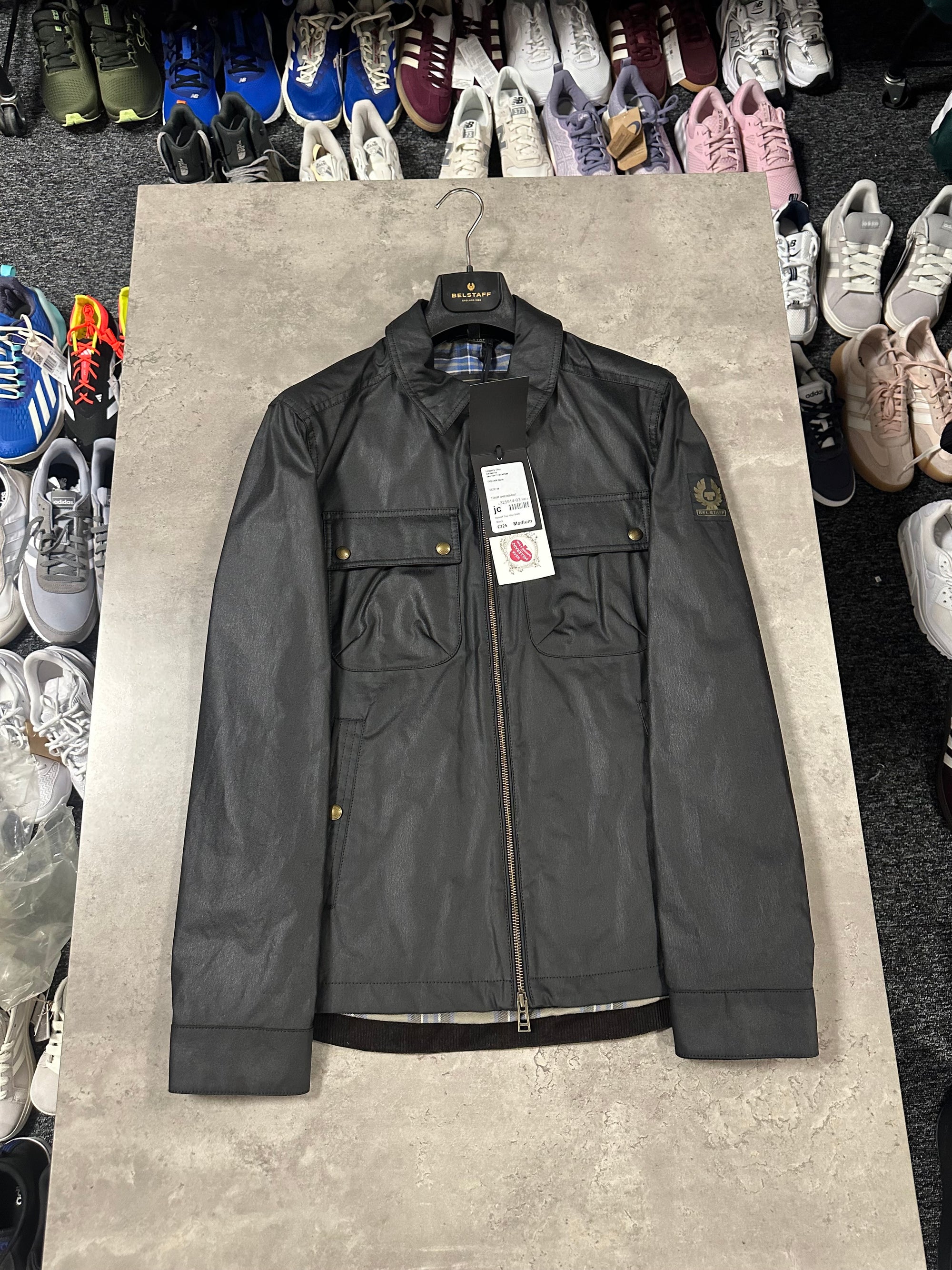 Belstaff Tour Wax Black RRP £325 100% Authentic