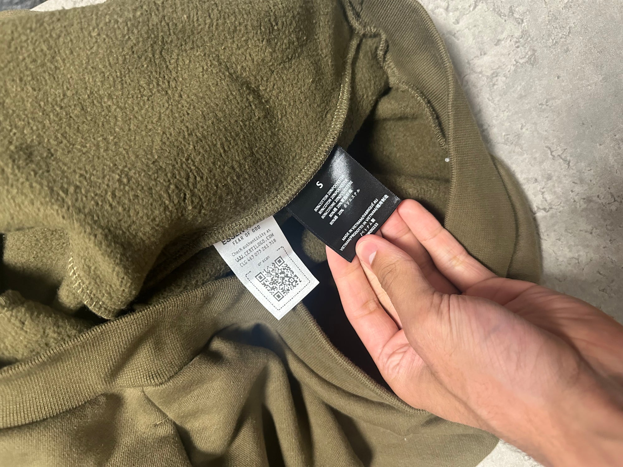 ESSENTIALS Hoodie Ex Display