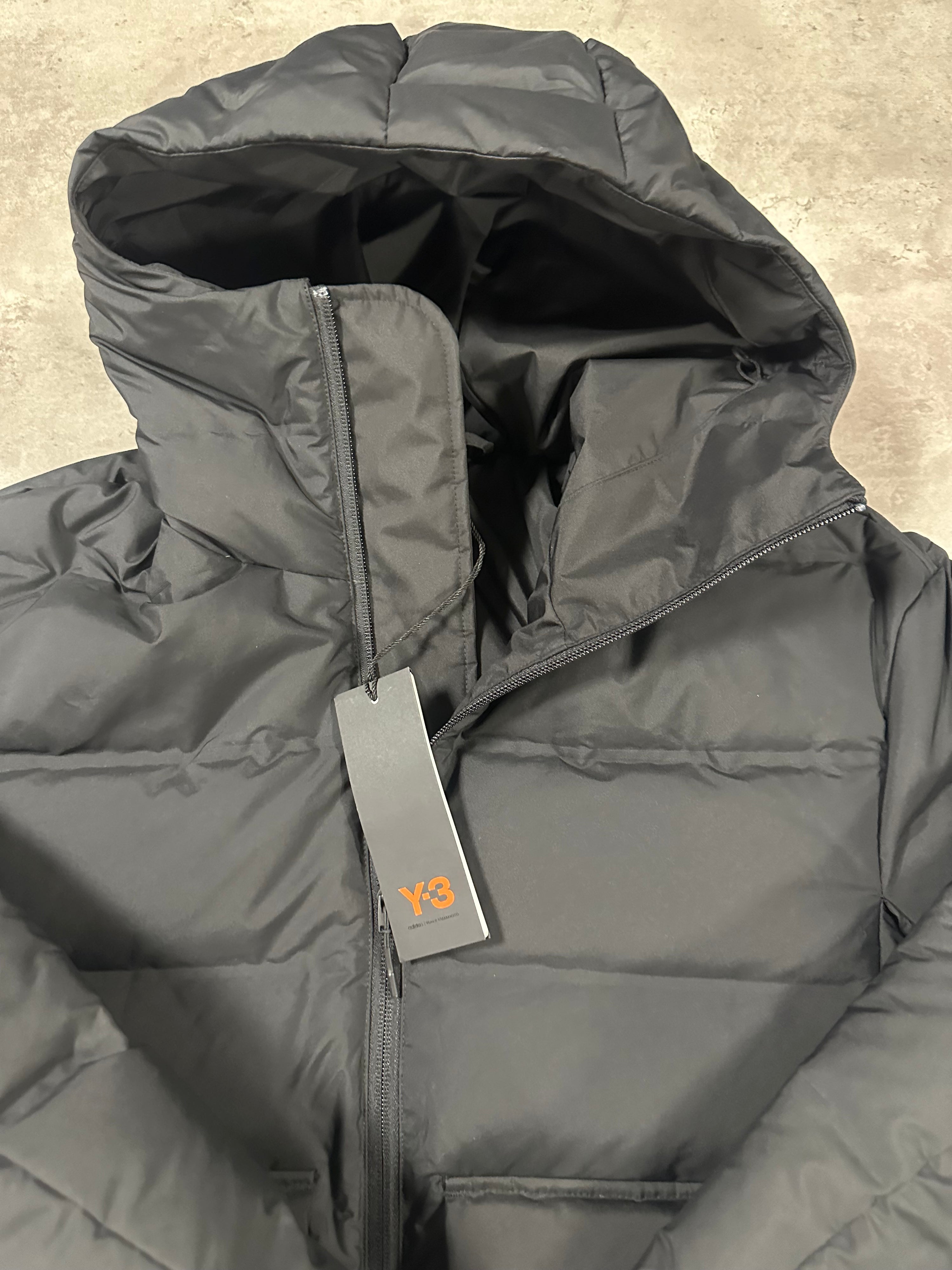 Y-3 Boxy Hooded Puffer Jacket RRP £600
