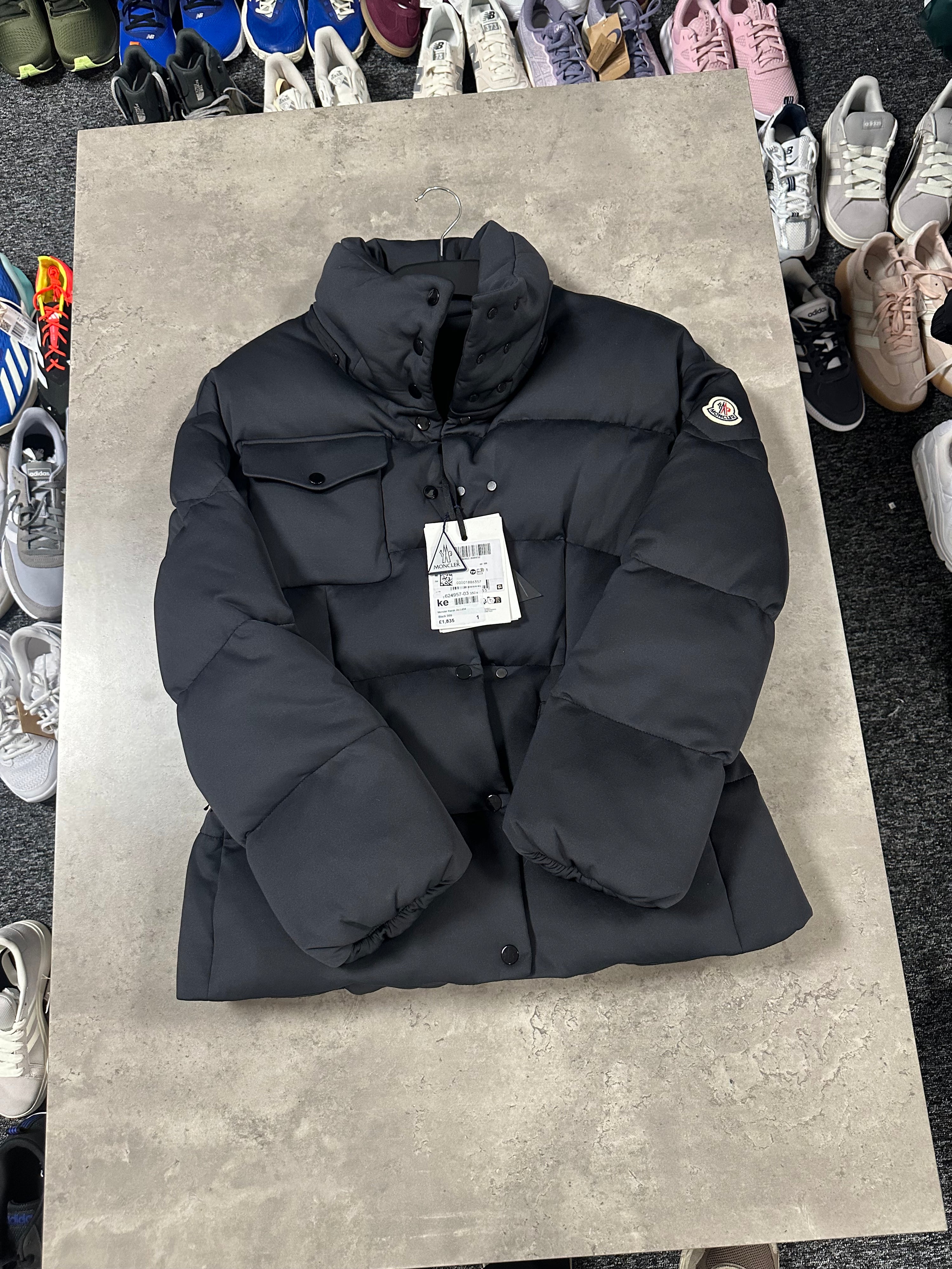 Moncler Karak Down Jacket Black Woman RRP £1,835 100% Authentic Women’s Size 1