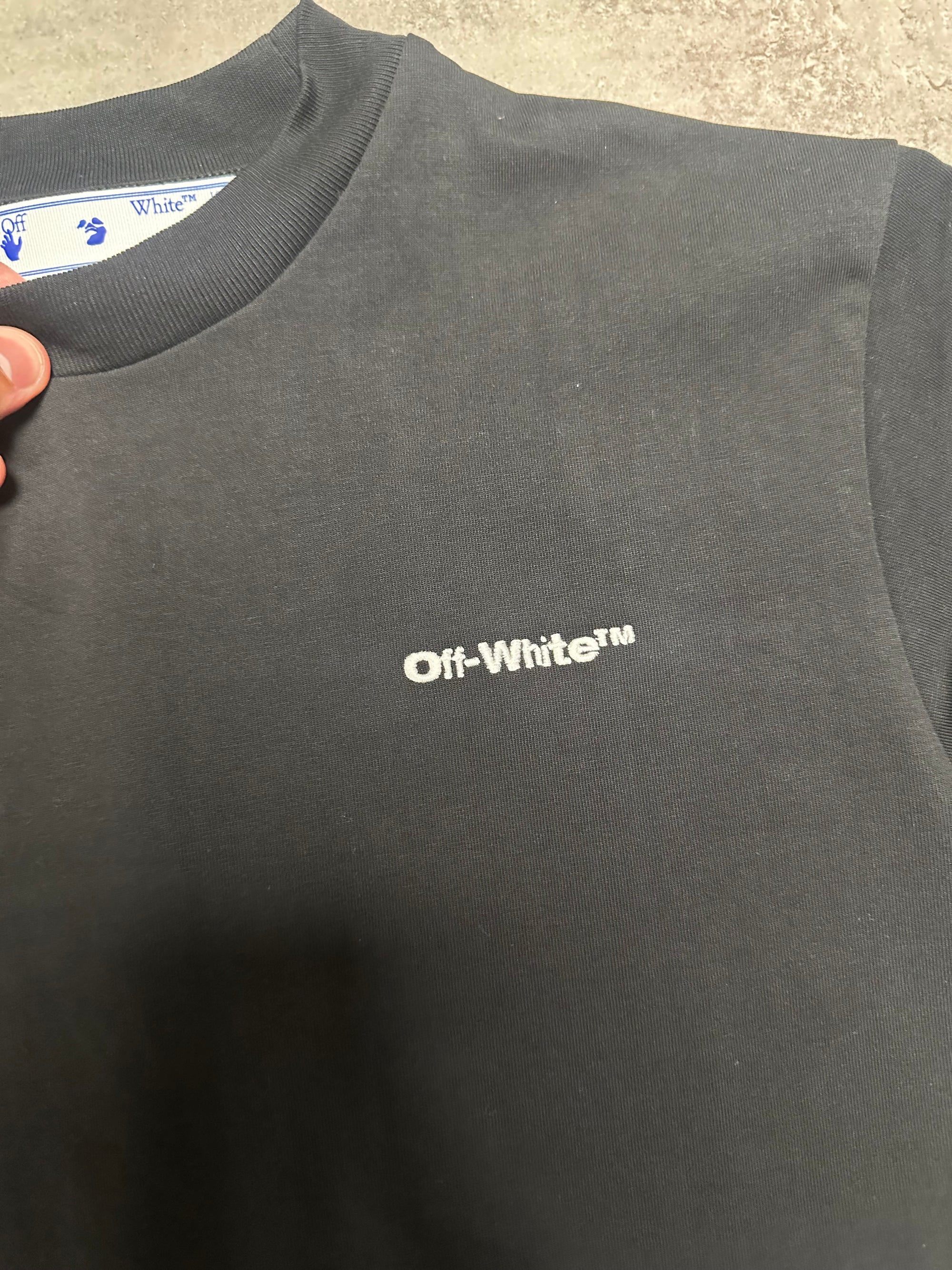 Off-White Black Tee Medium RRP £360