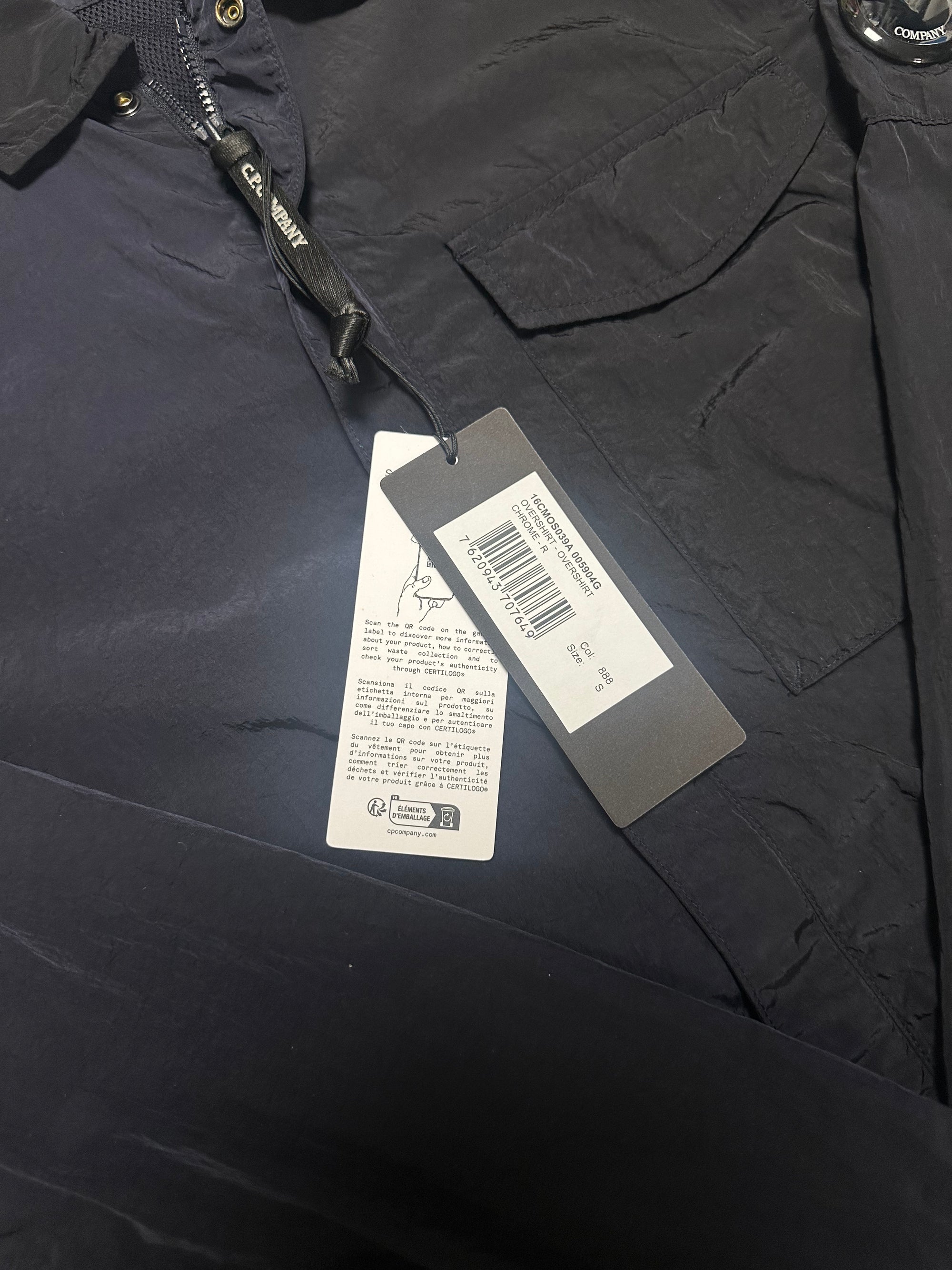 CP Company Chrome R Overshirt RRP £410 Small