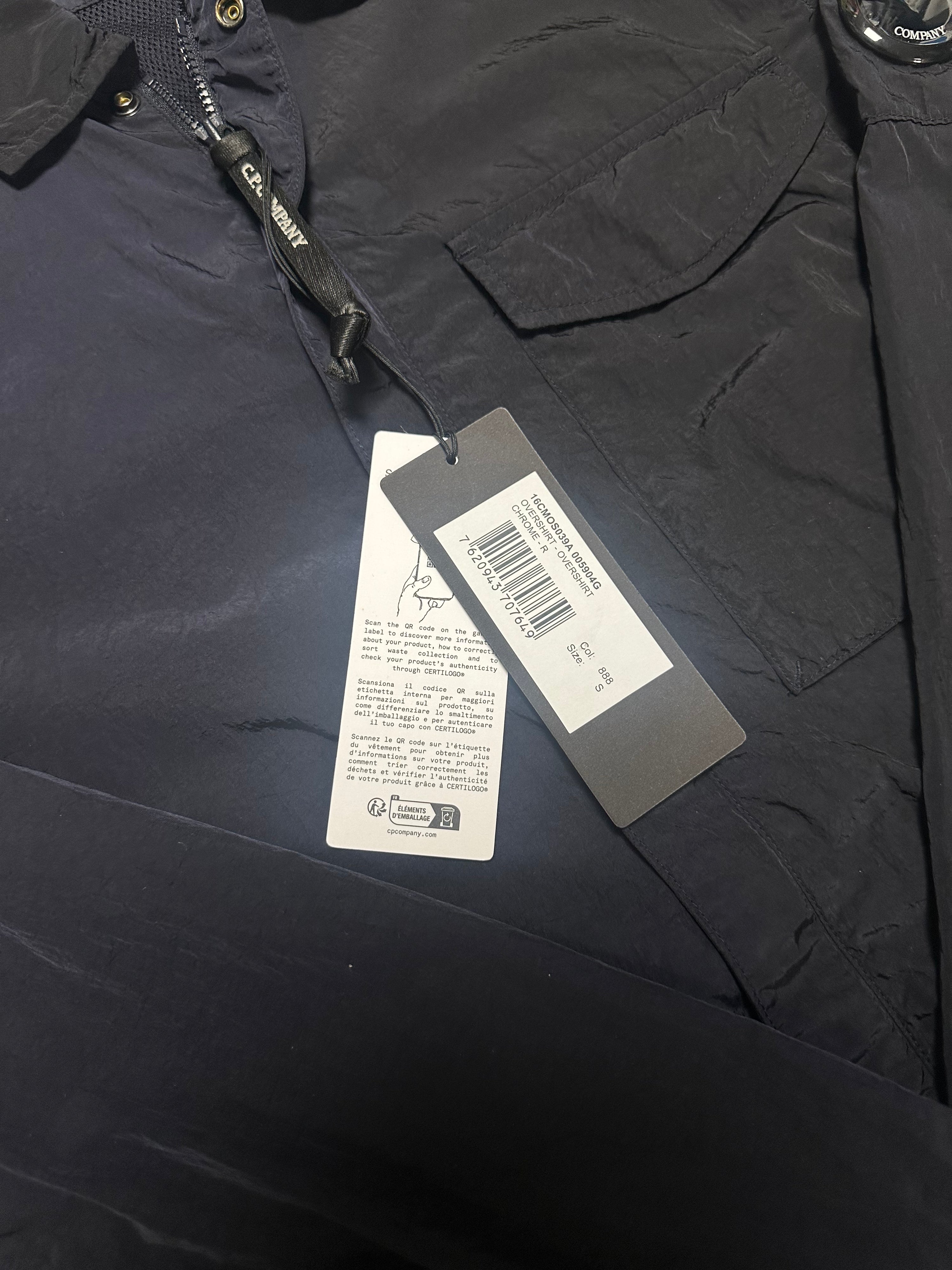 CP Company Chrome R Overshirt RRP £410 Small