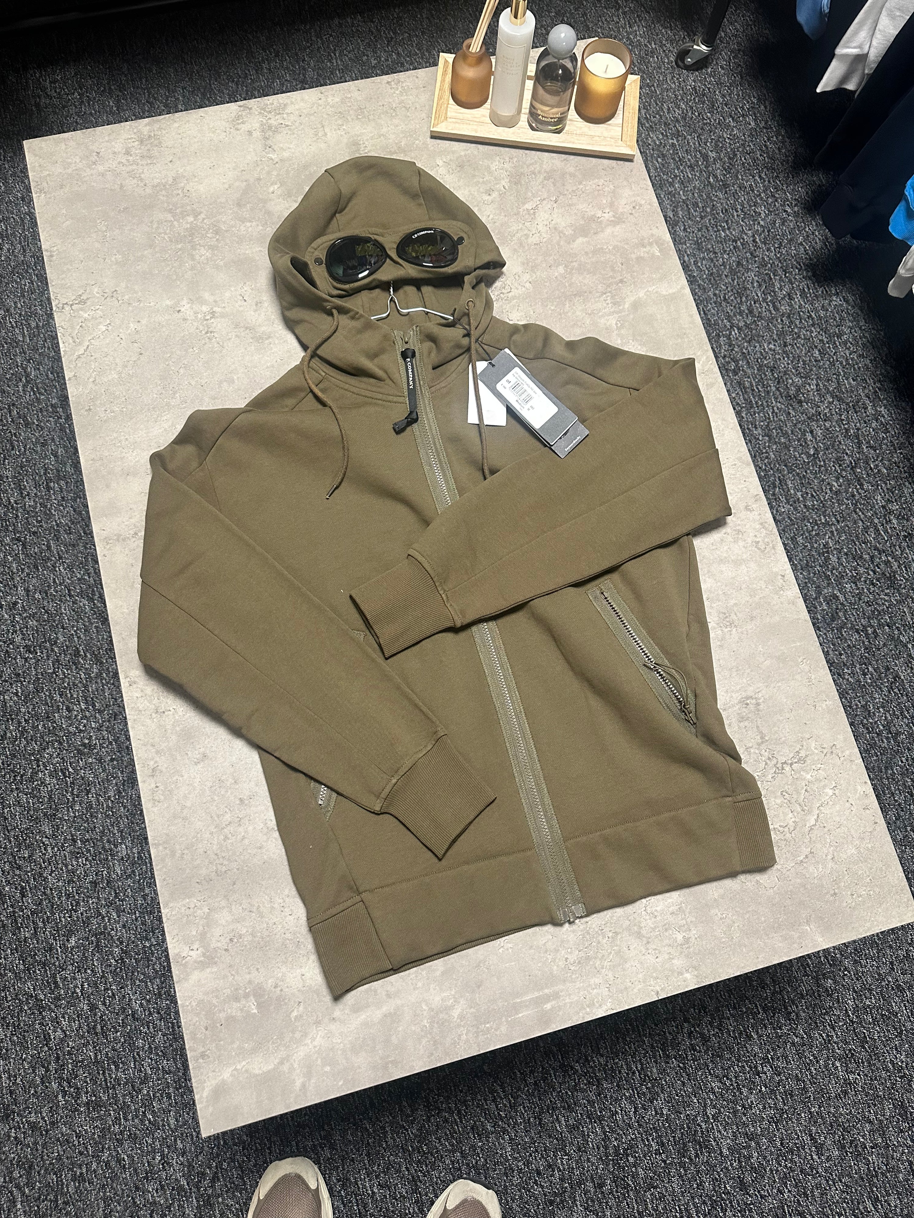 CP Company Full Zip Goggle Hoodie RRP £300 Medium