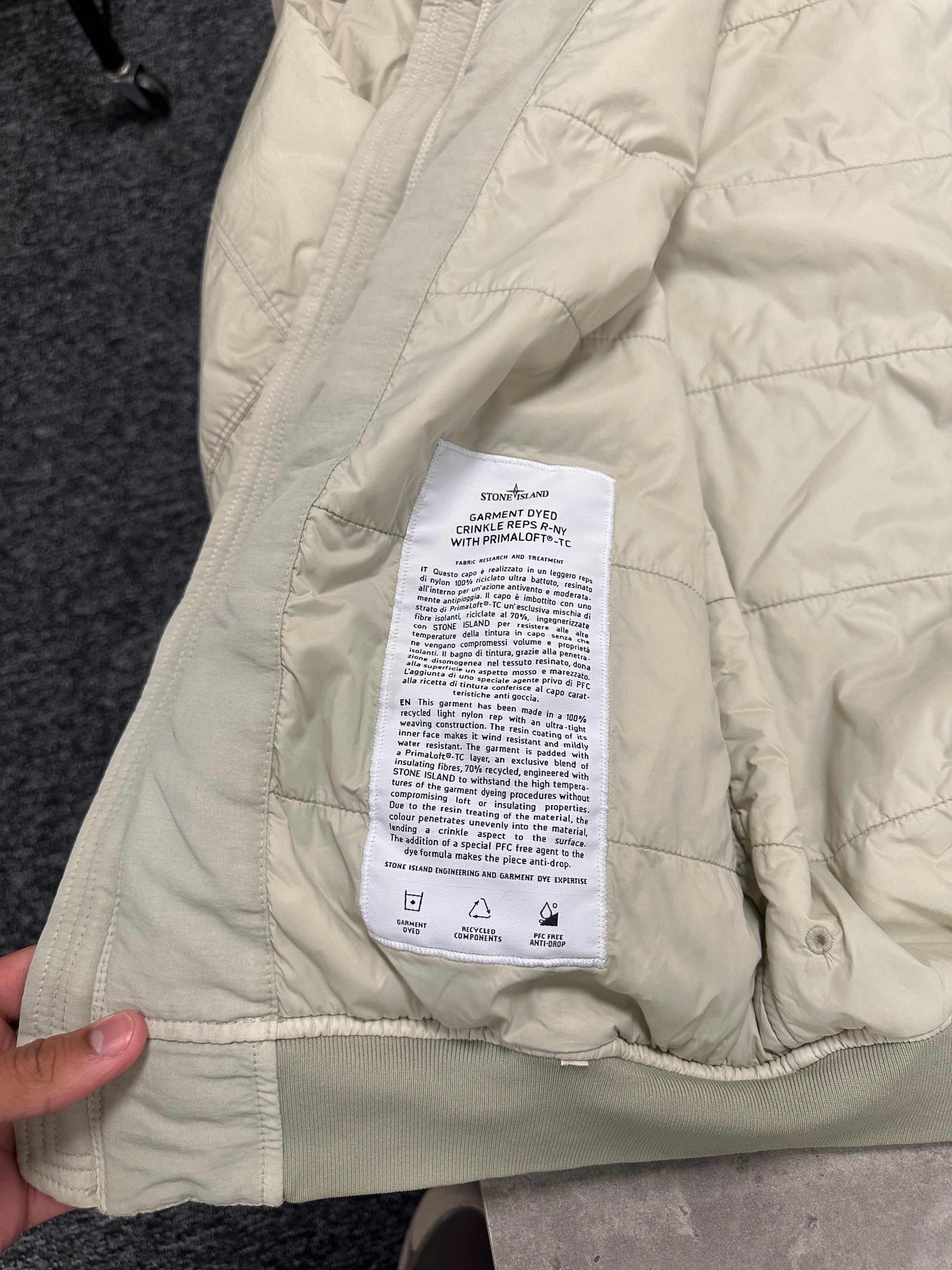 Stone Island Garment Dyed Crinkle Reps RRP £855