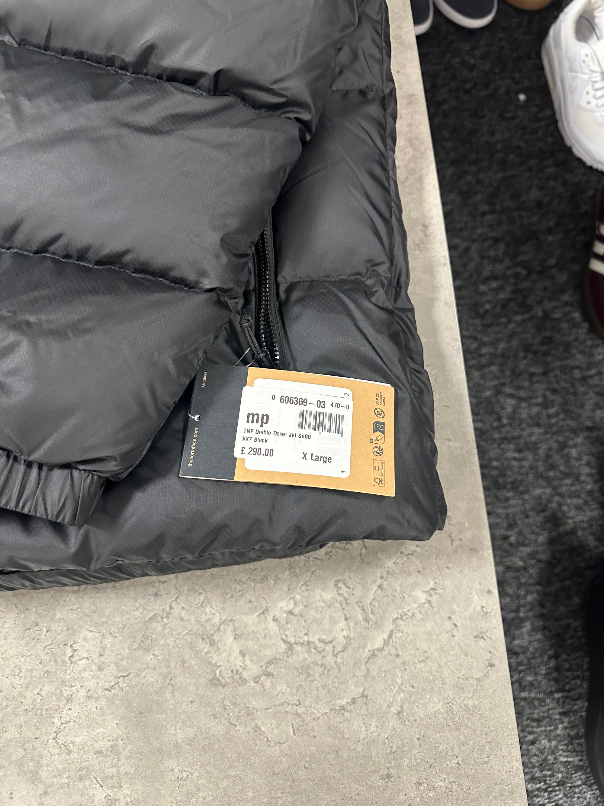 North Face TNF Diablo Down Jacket RRP £290 100% Authentic