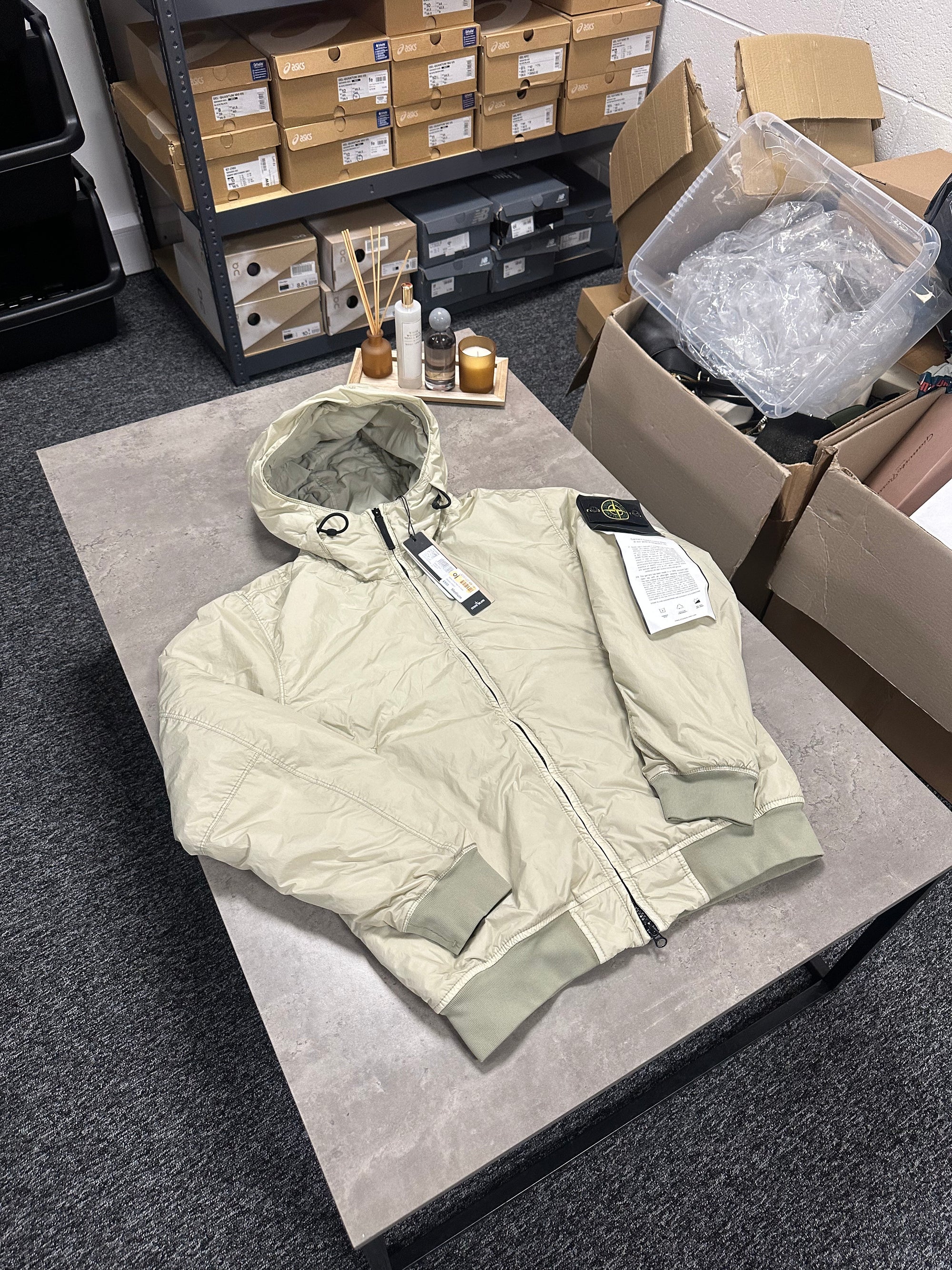 Stone Island Garment Dyed Crinkle Reps RRP £855