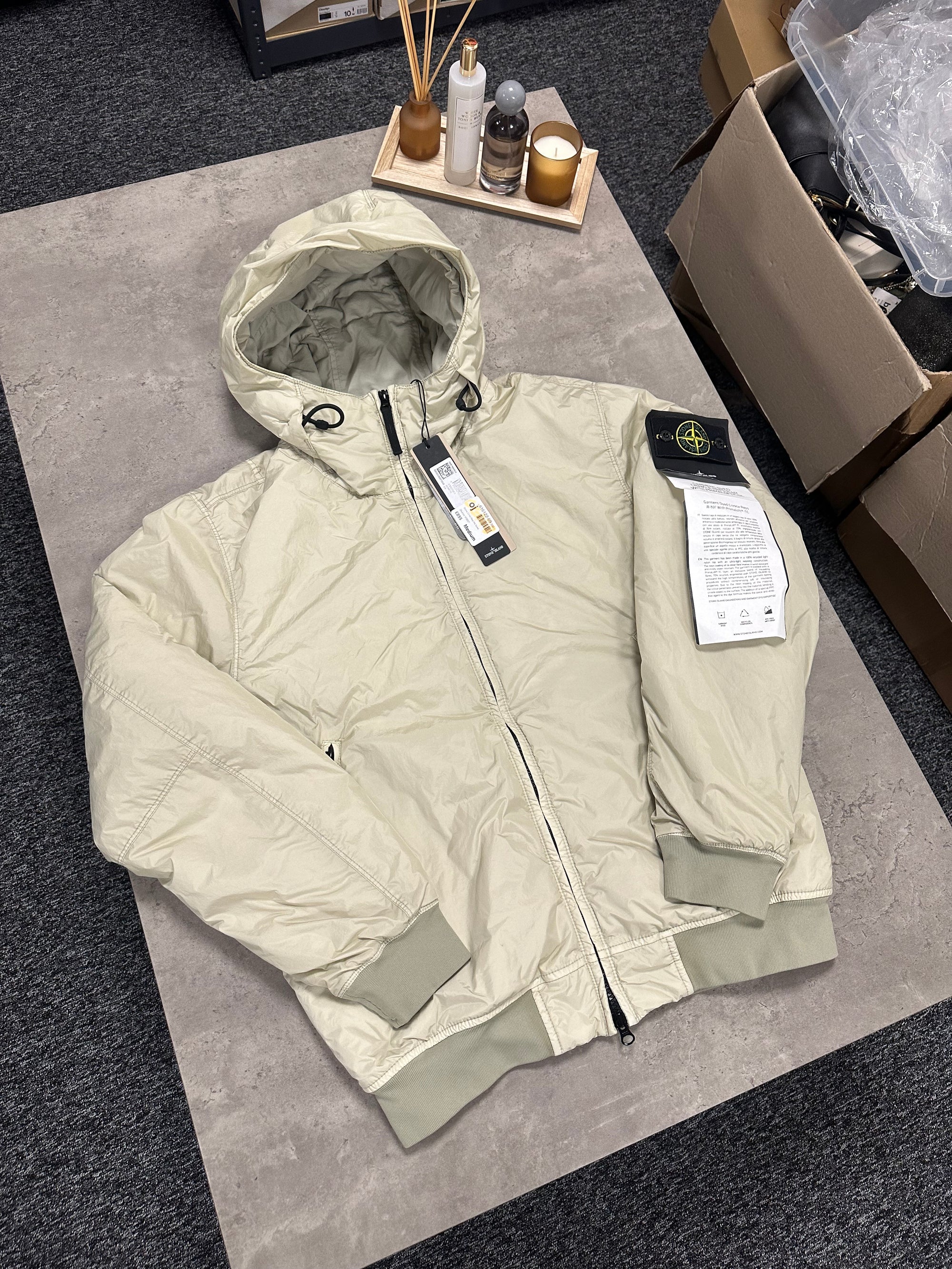 Stone Island Garment Dyed Crinkle Reps RRP £855