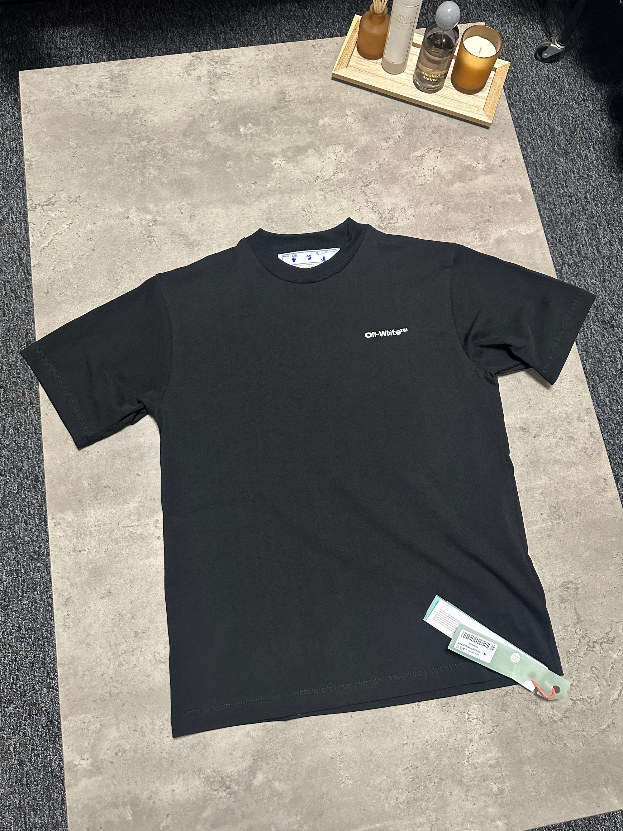 Off-White Black Tee Medium RRP £360