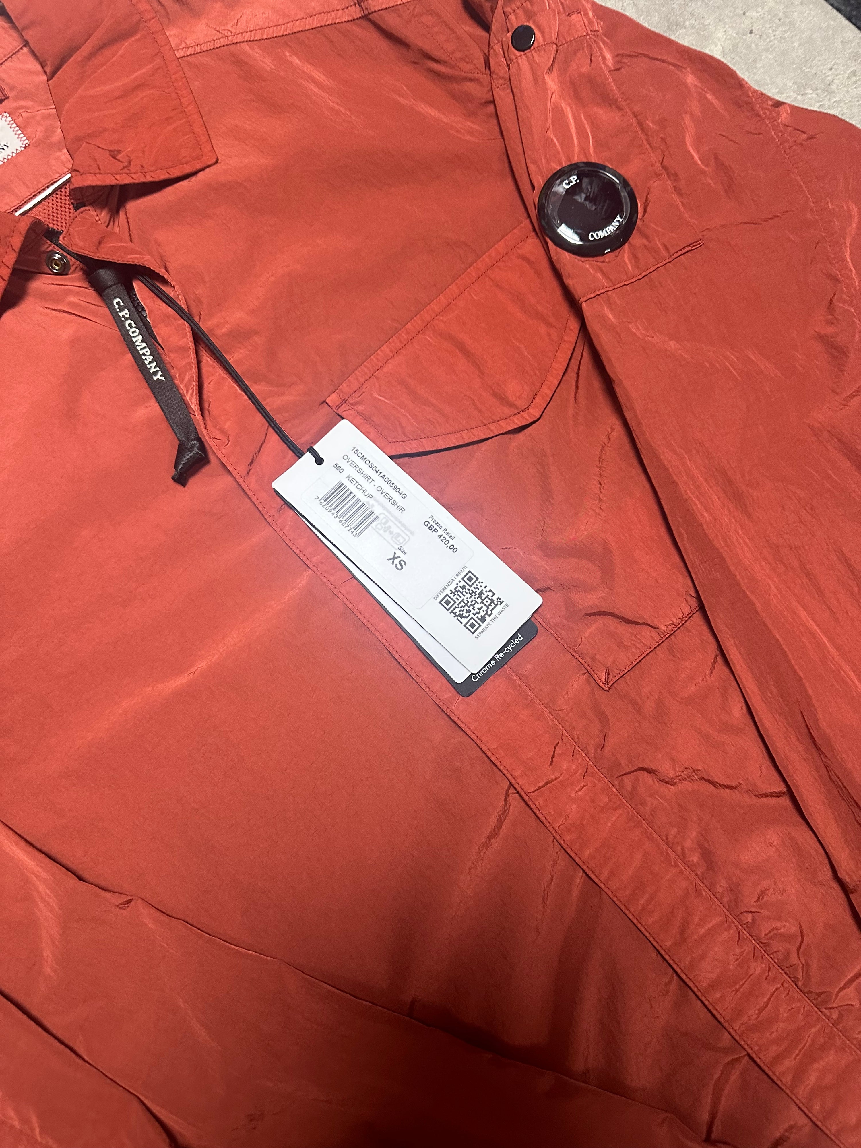 CP Company Chrome R Overshirt RRP £410 XS Fits Small