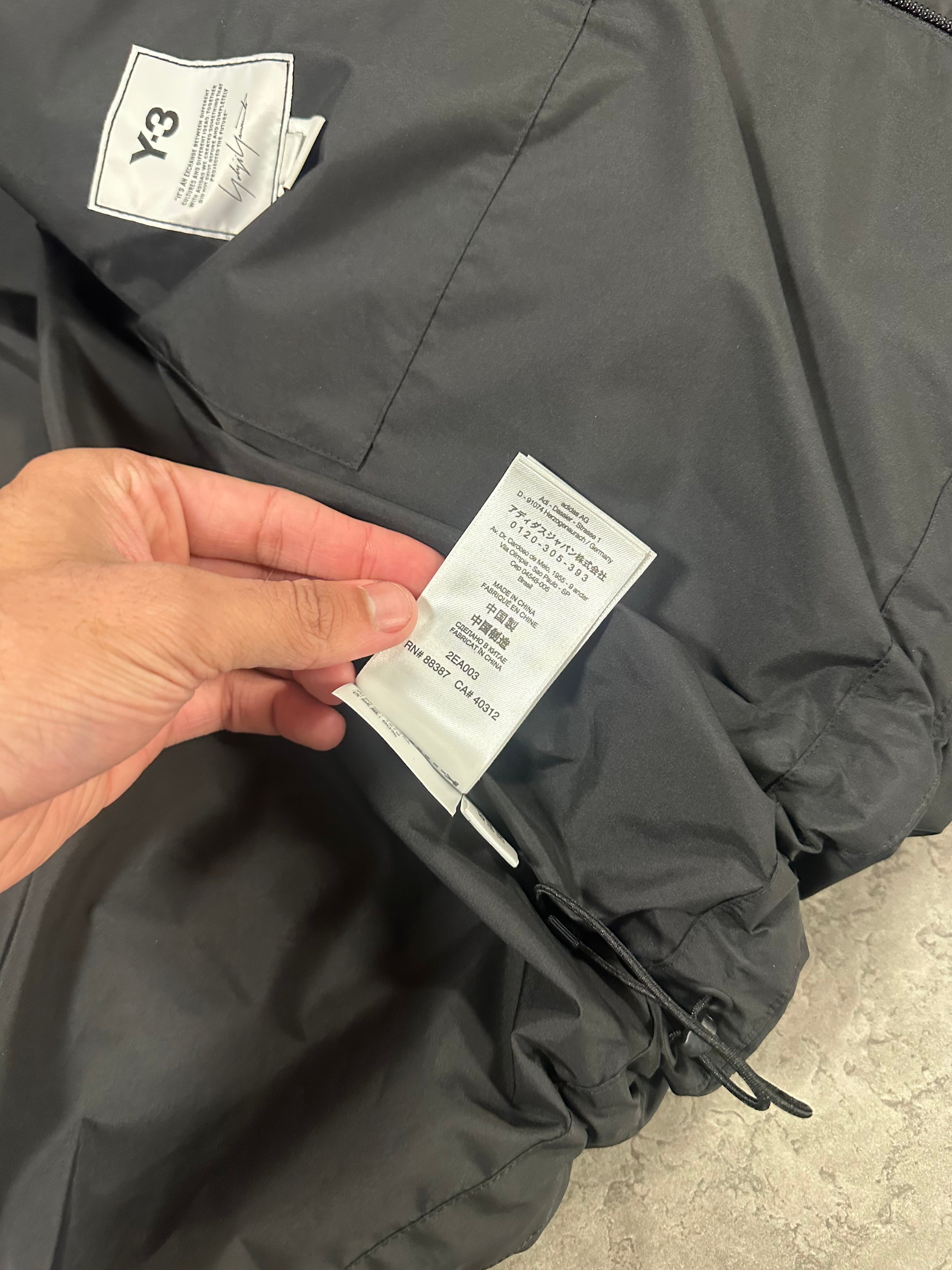 Y-3 Boxy Hooded Puffer Jacket RRP £600