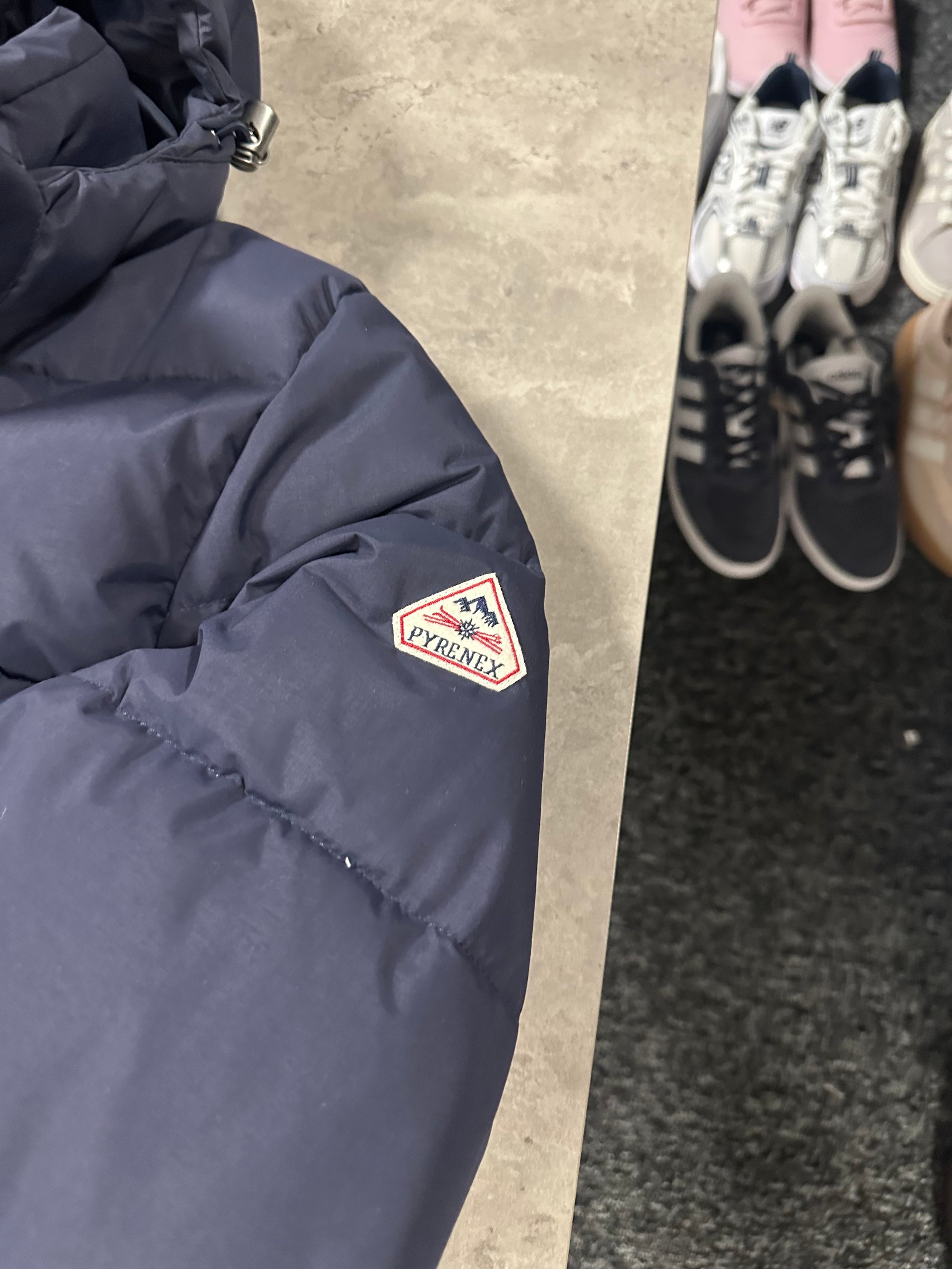 Pyrenex Spoutnic down jacket with removable hood amiral RRP £590 100% Authentic