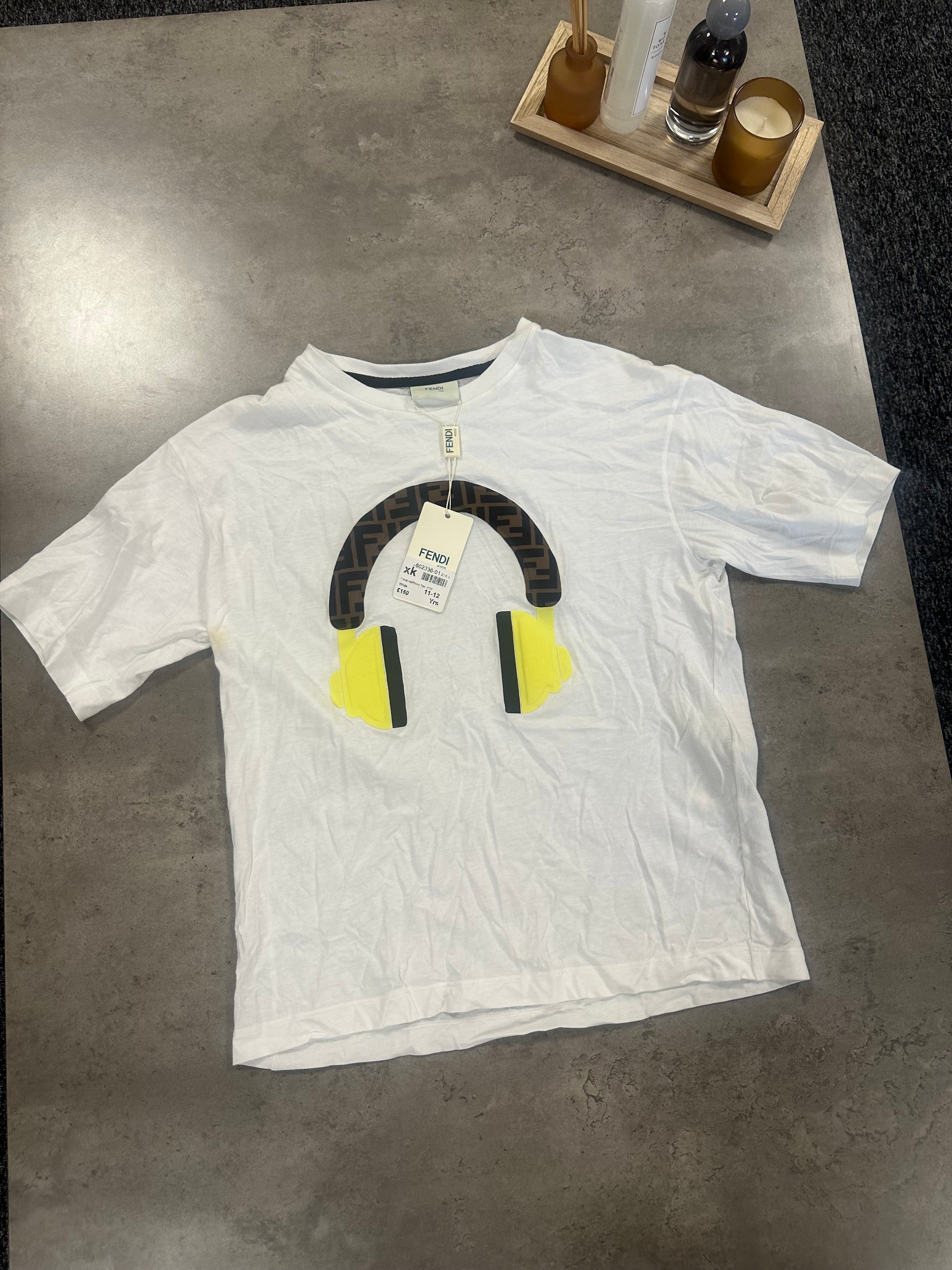 FENDI Kids T-Shirt 11-12 Years Old Ex Dsiplay
