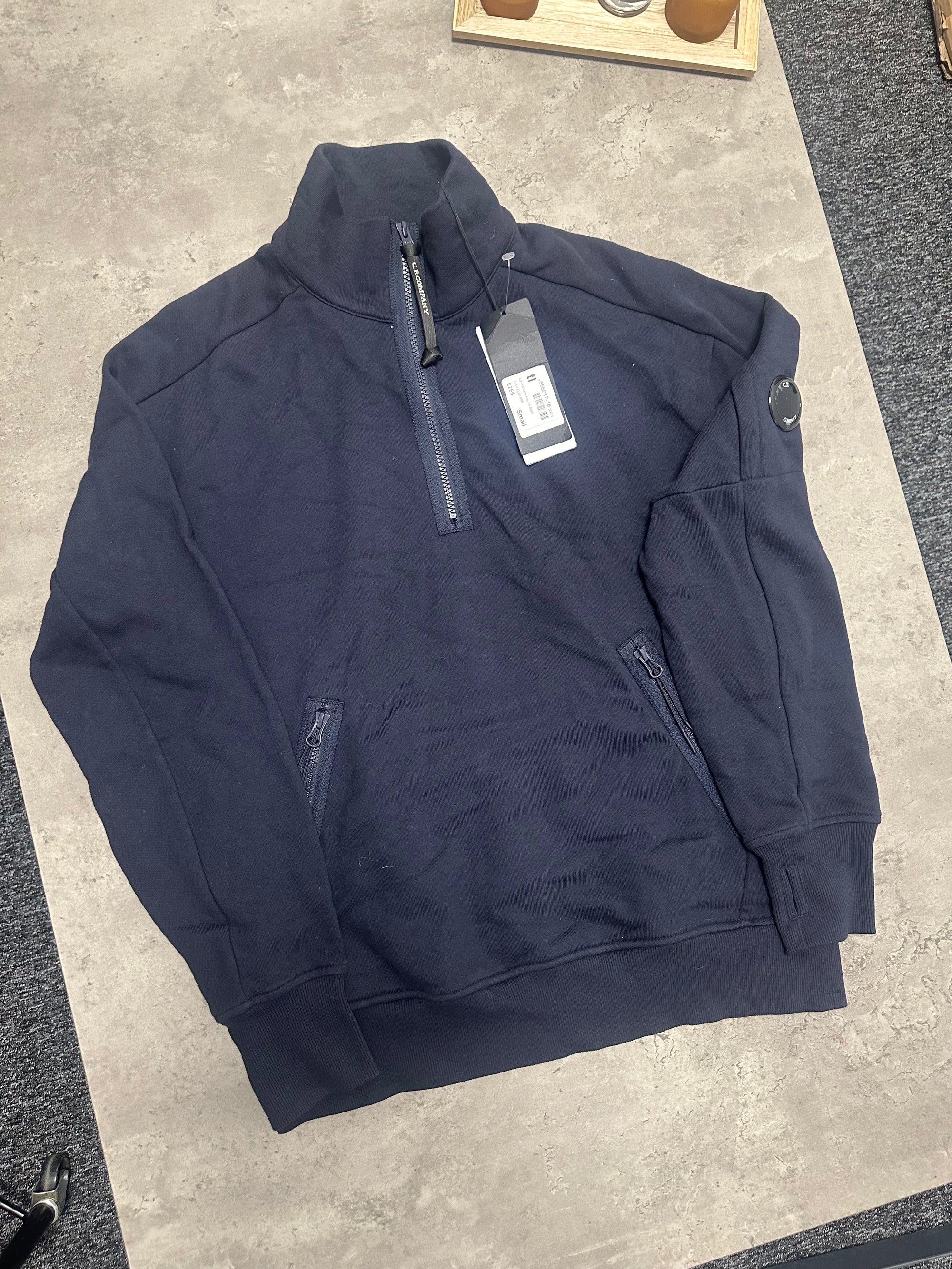 CP Company Lens Arm Quarter Zip RRP £260