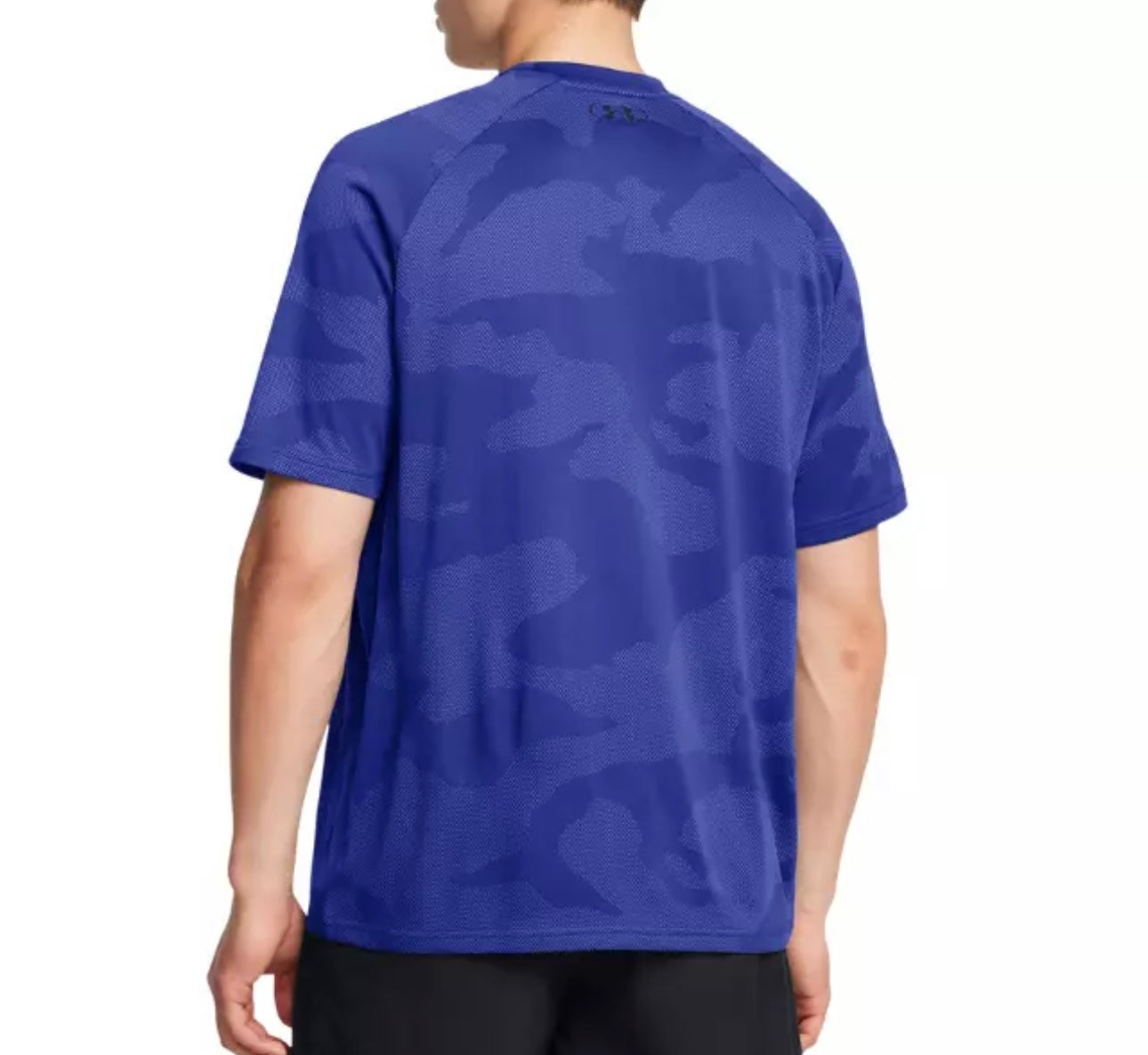 Tech Velocity Jacquard Camo T-Shirt - Blue