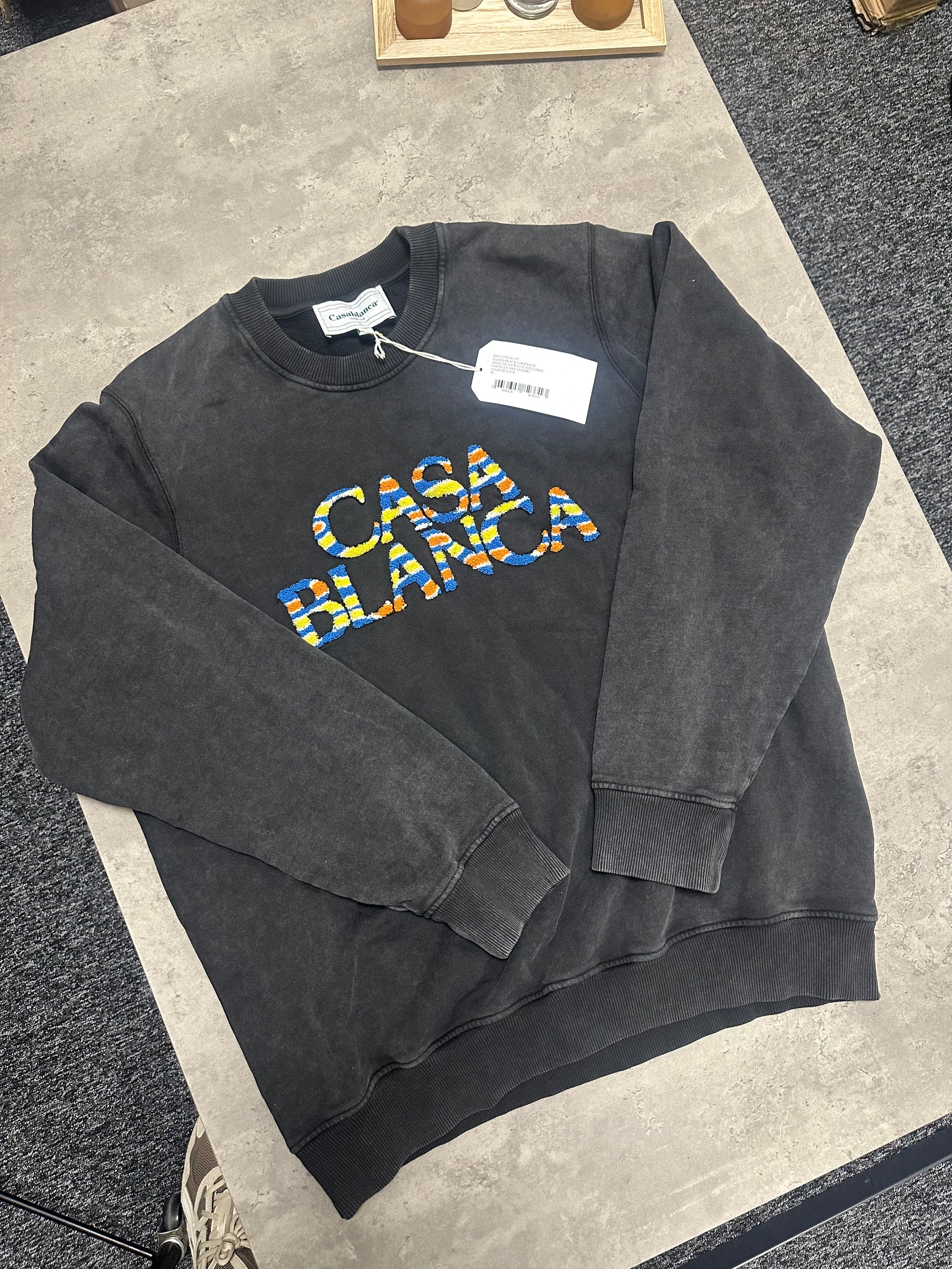 CASABLANCA ANGE DE JOUR LOGO SWEATSHIRT RRP £357