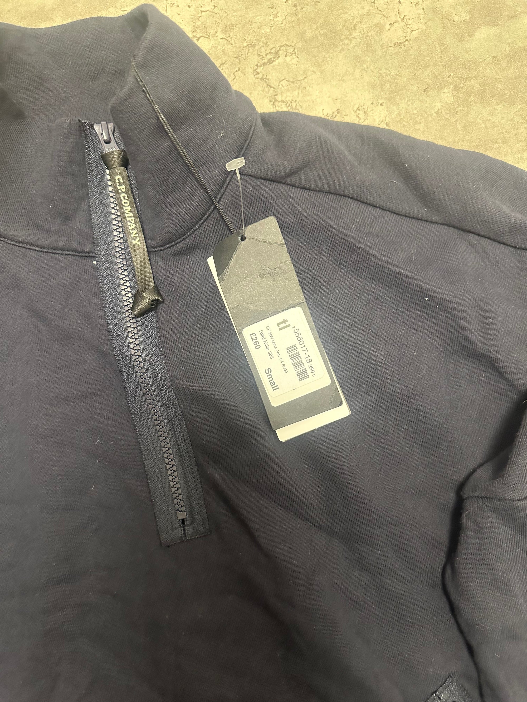 CP Company Lens Arm Quarter Zip RRP £260