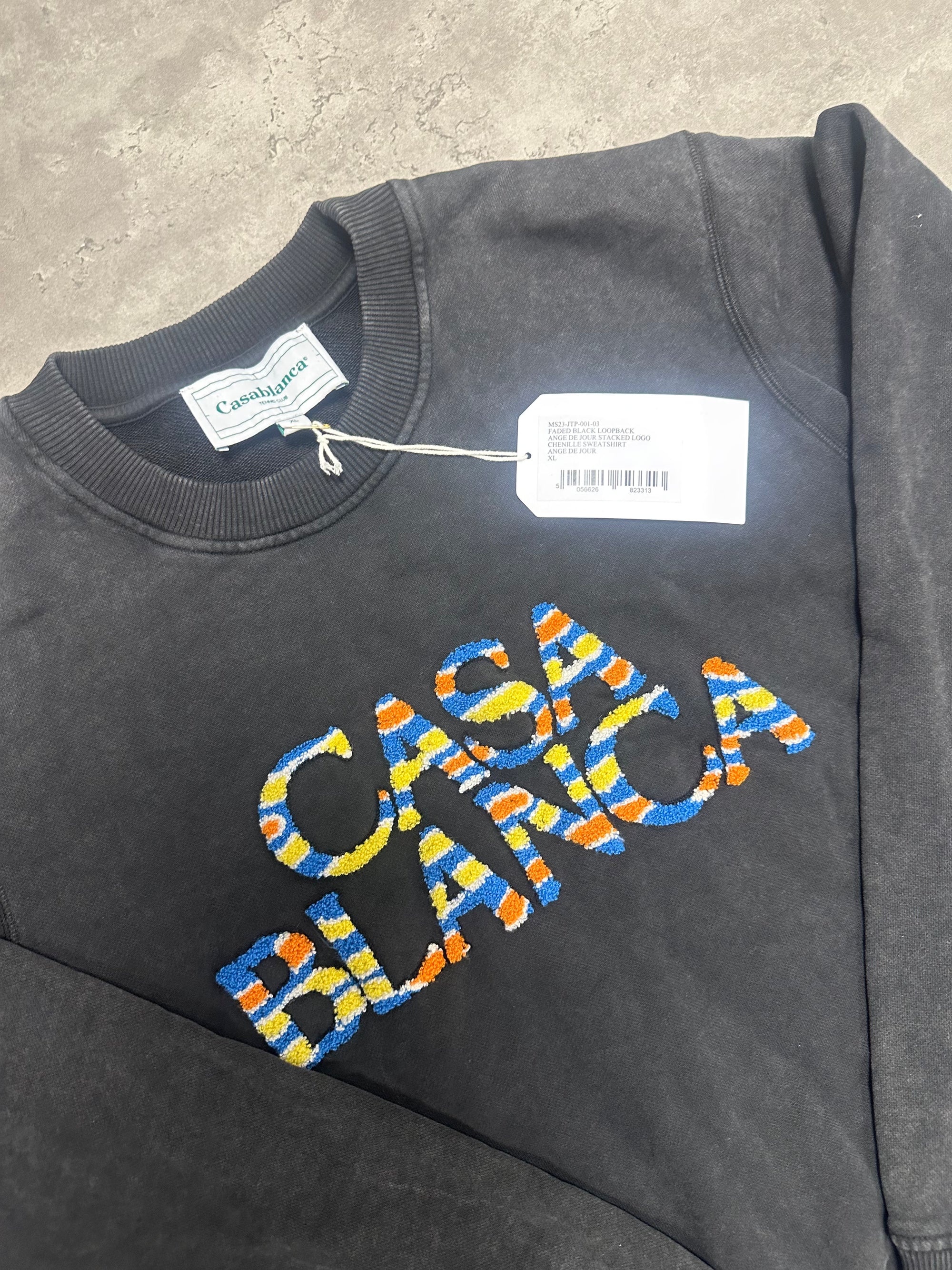 CASABLANCA ANGE DE JOUR LOGO SWEATSHIRT RRP £357