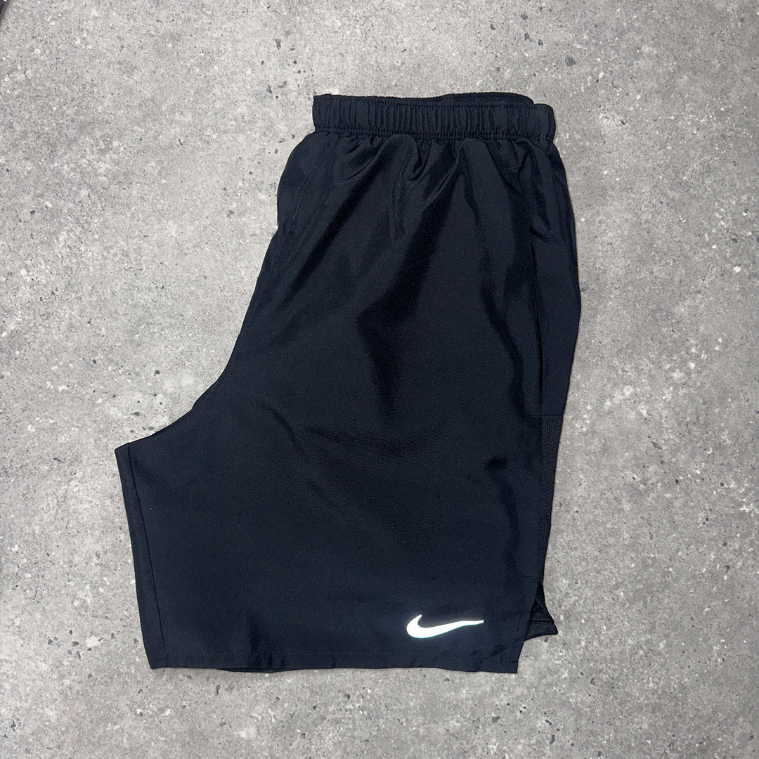 7” Black Challenger Shorts Asia