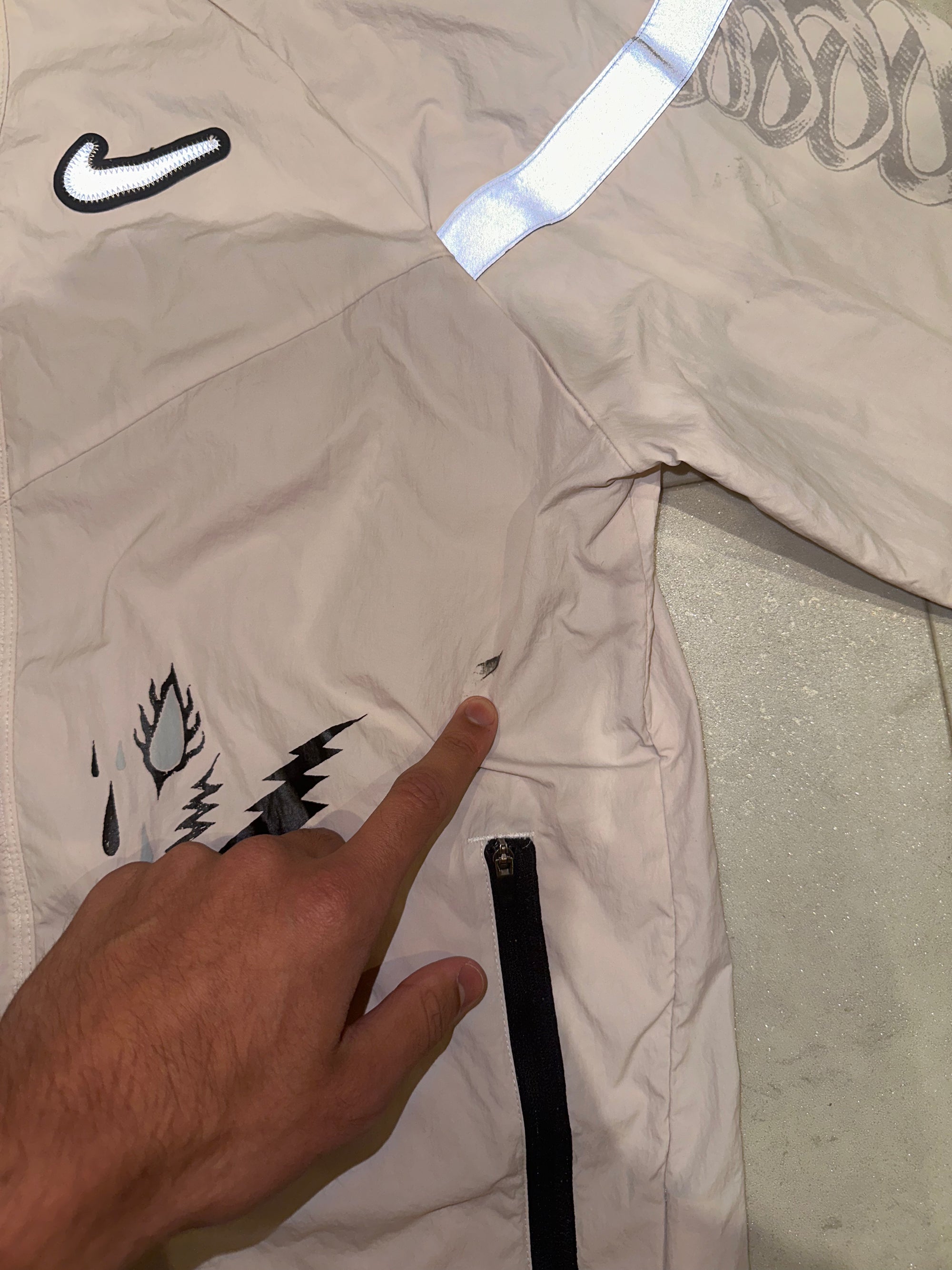 Chinese Dragon Windrunner Jacket Men’s XXL Fits XL