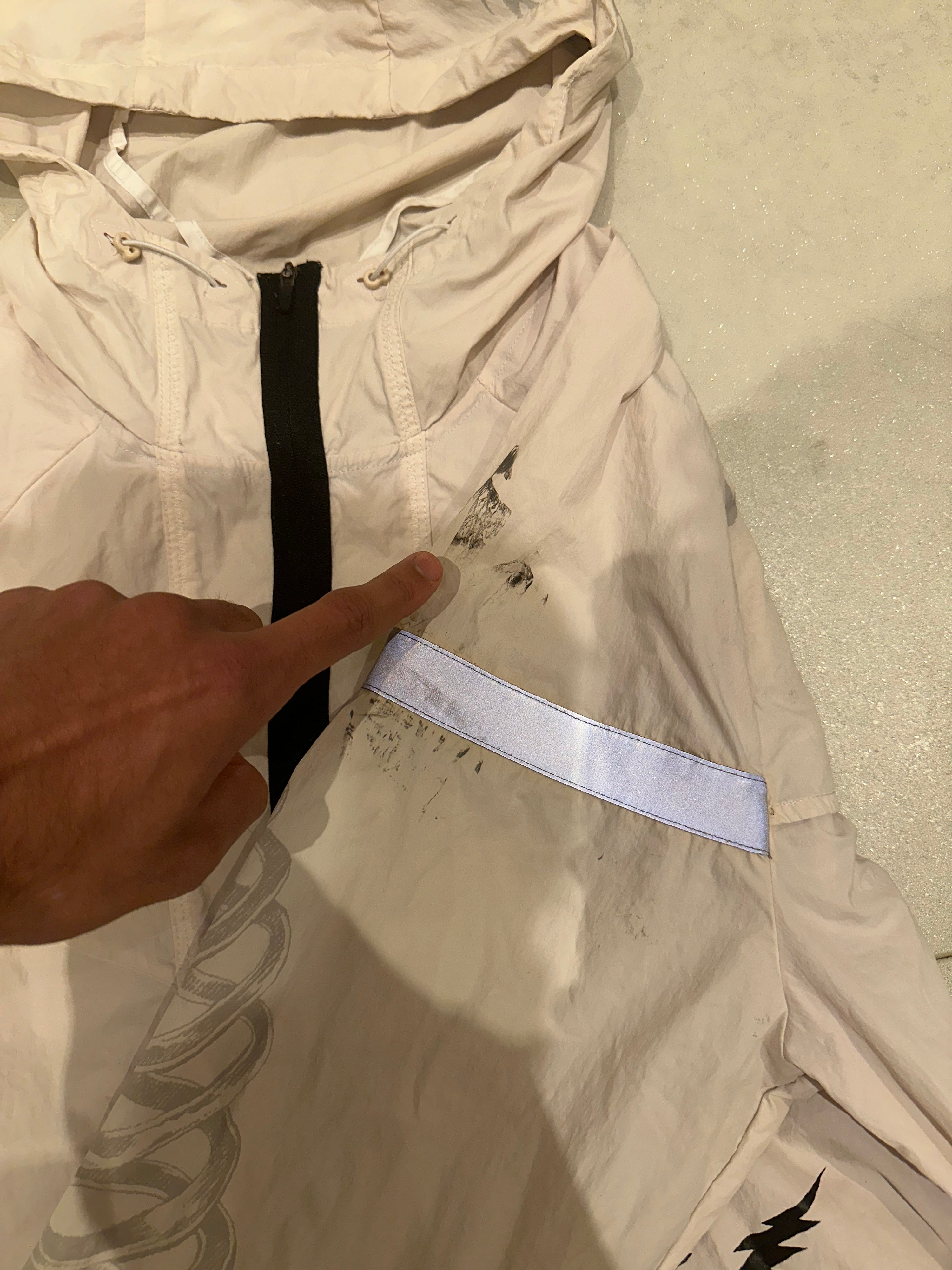 Chinese Dragon Windrunner Jacket Men’s XXL Fits XL