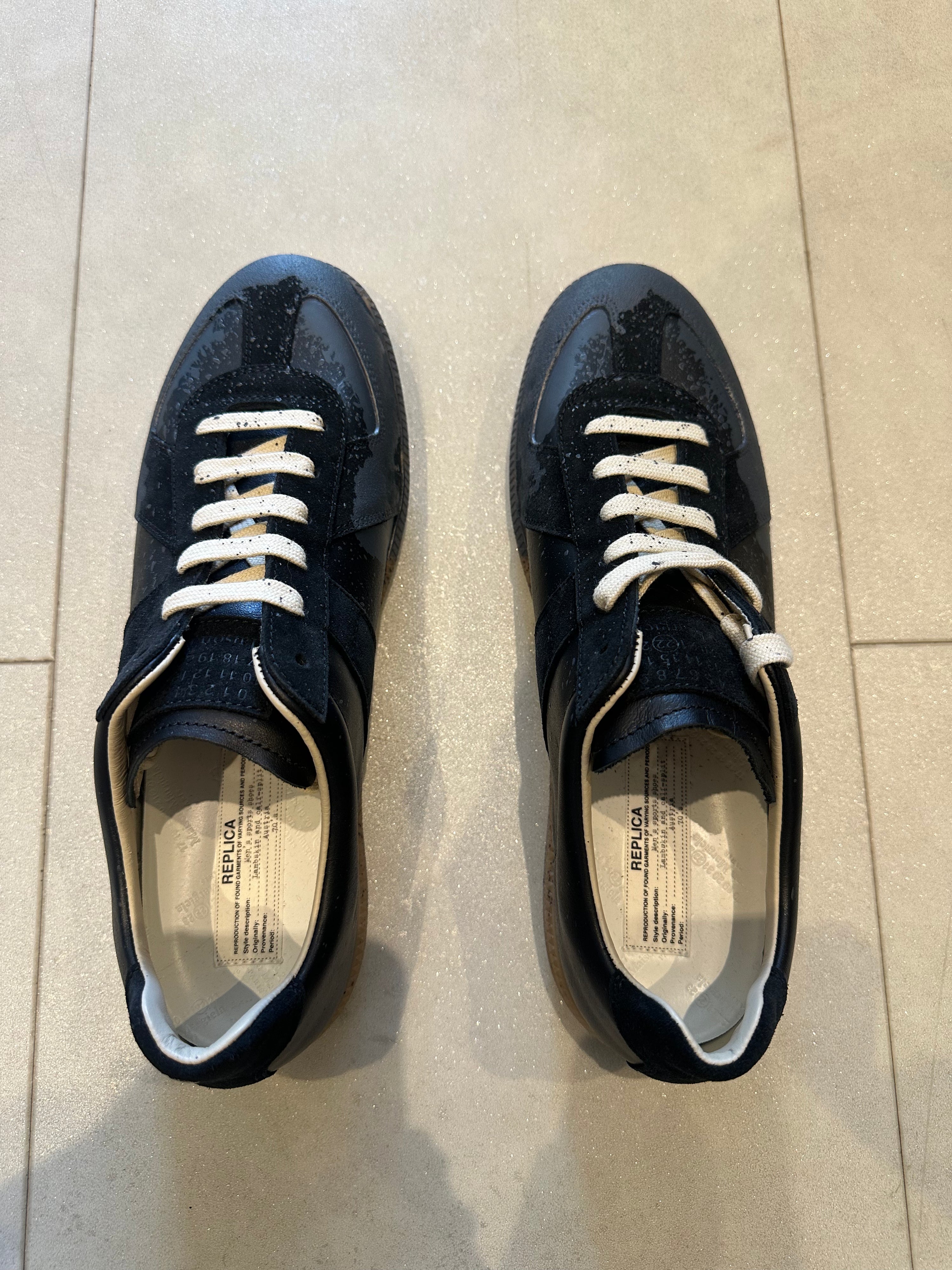 Maison Margeila Paint Detail Replica Sneaker RRP £590