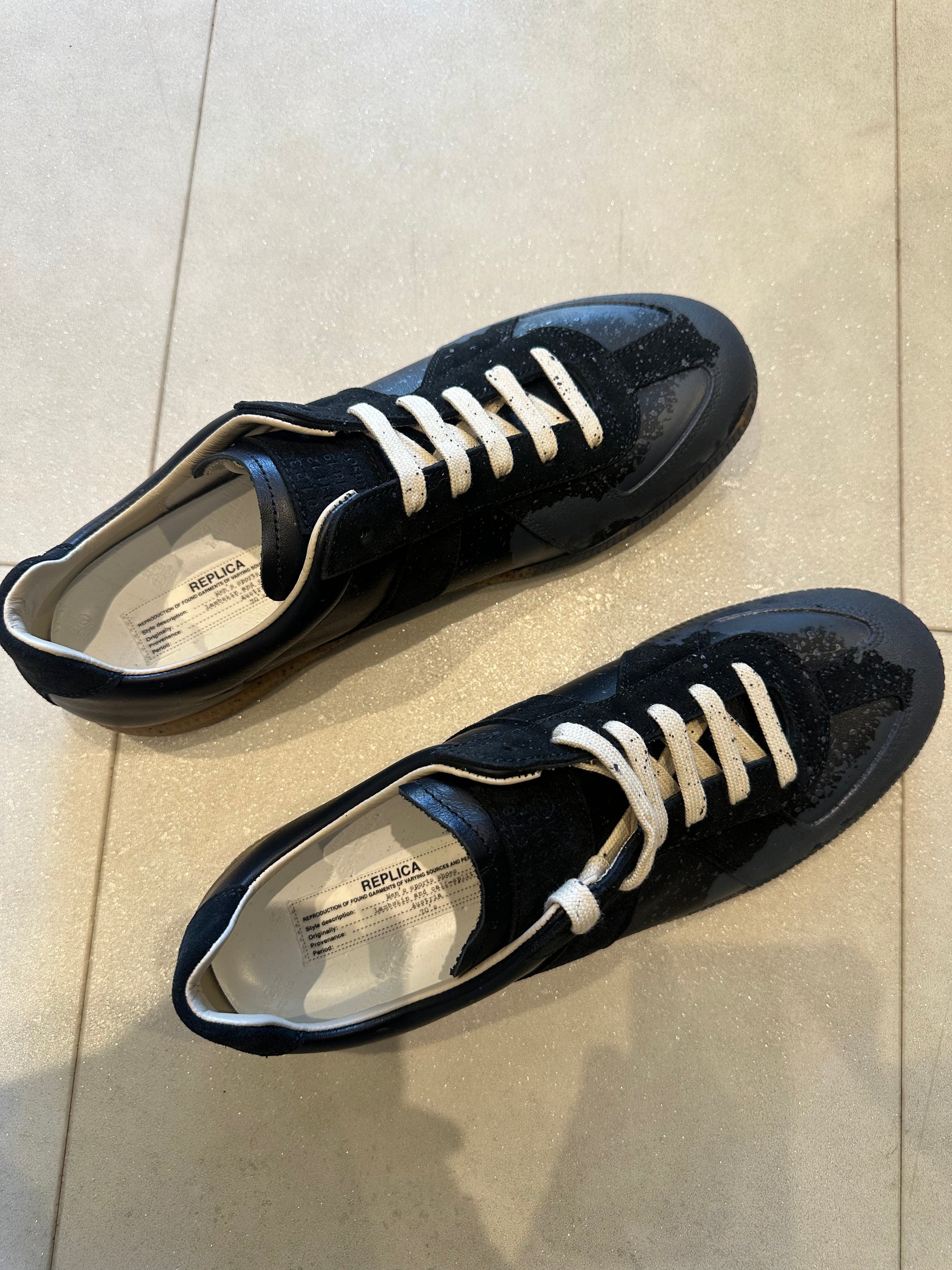 Maison Margeila Paint Detail Replica Sneaker RRP £590