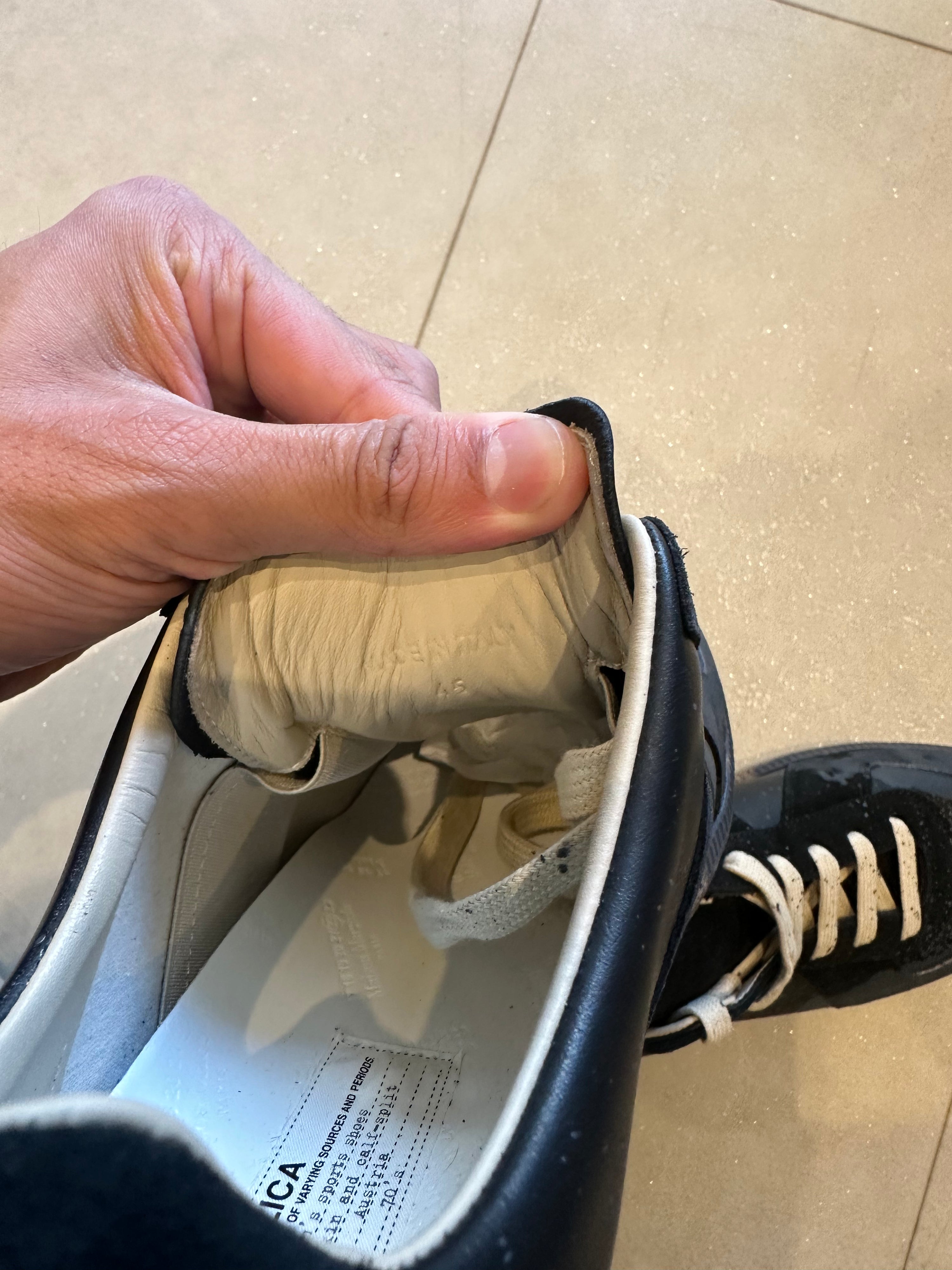 Maison Margeila Paint Detail Replica Sneaker RRP £590