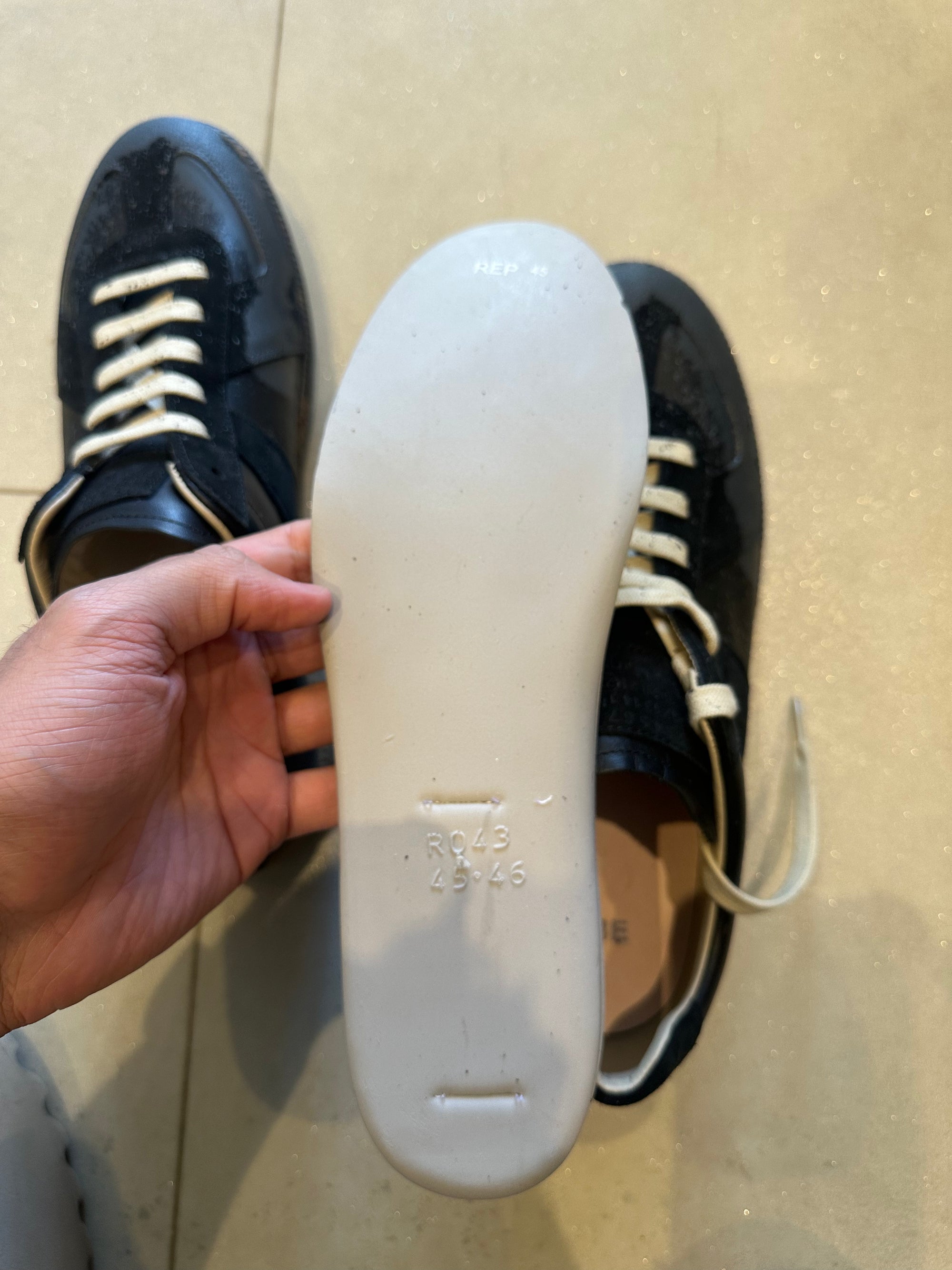 Maison Margeila Paint Detail Replica Sneaker RRP £590