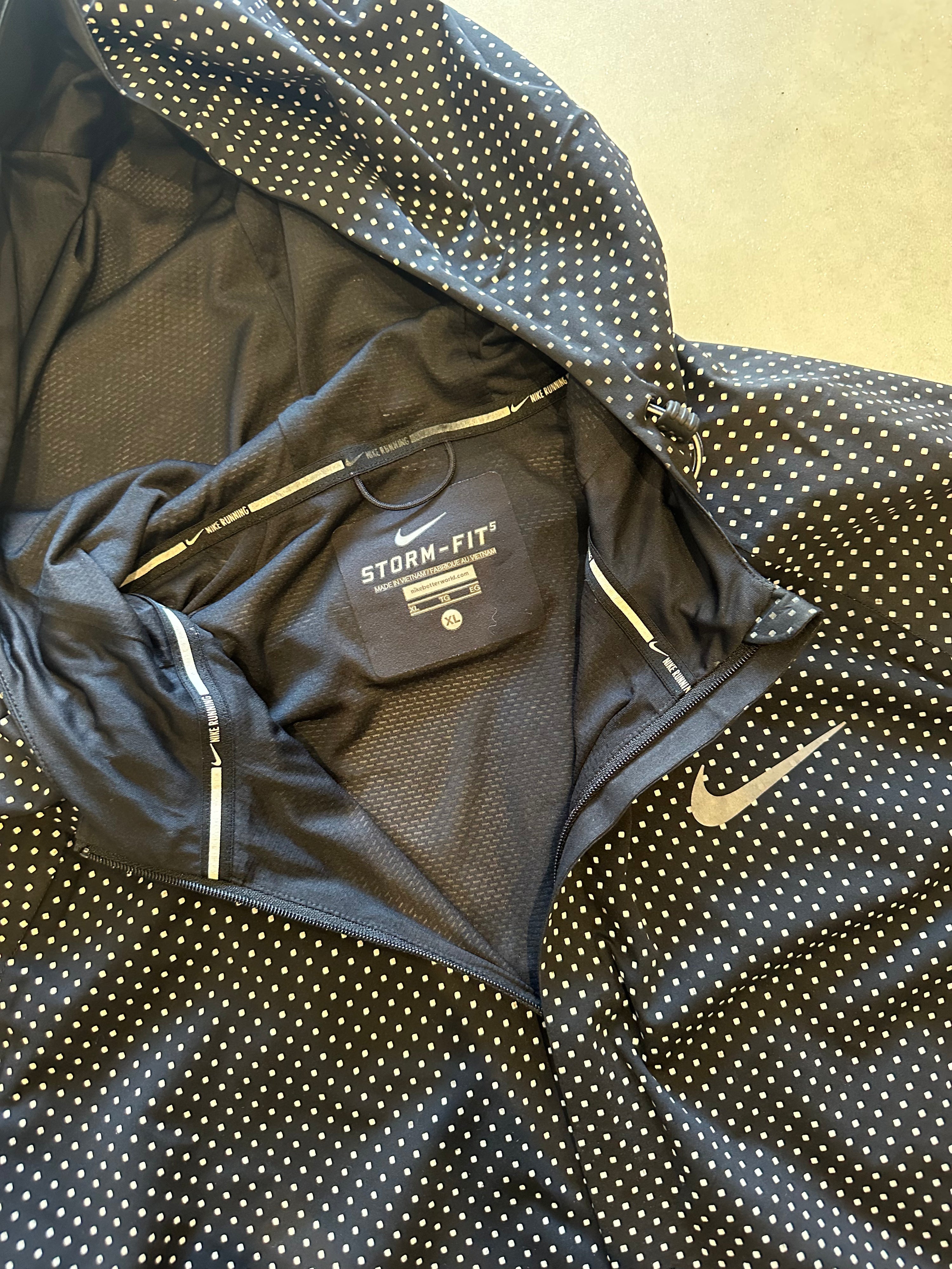 Nike Reflective Storm Jacket - Black Size XL Extremely Rare
