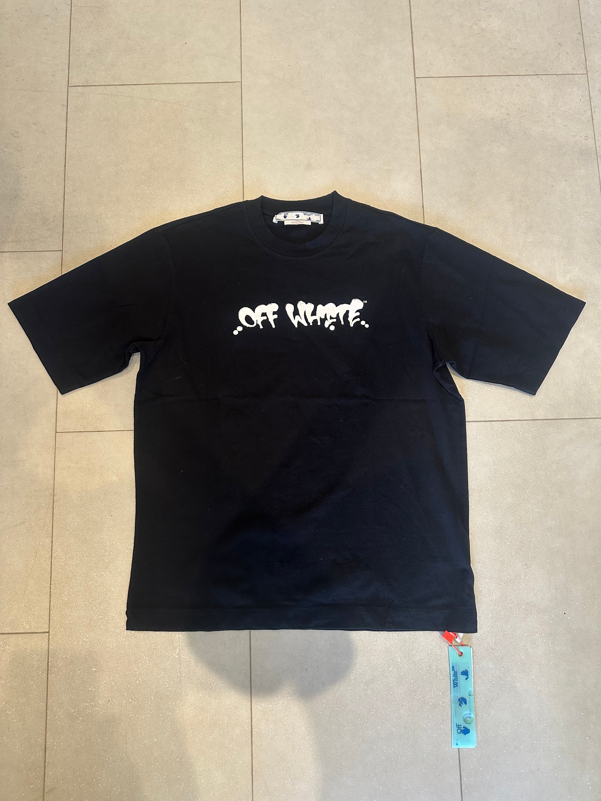 Off-White Logo Black T-Shirt RRP £310