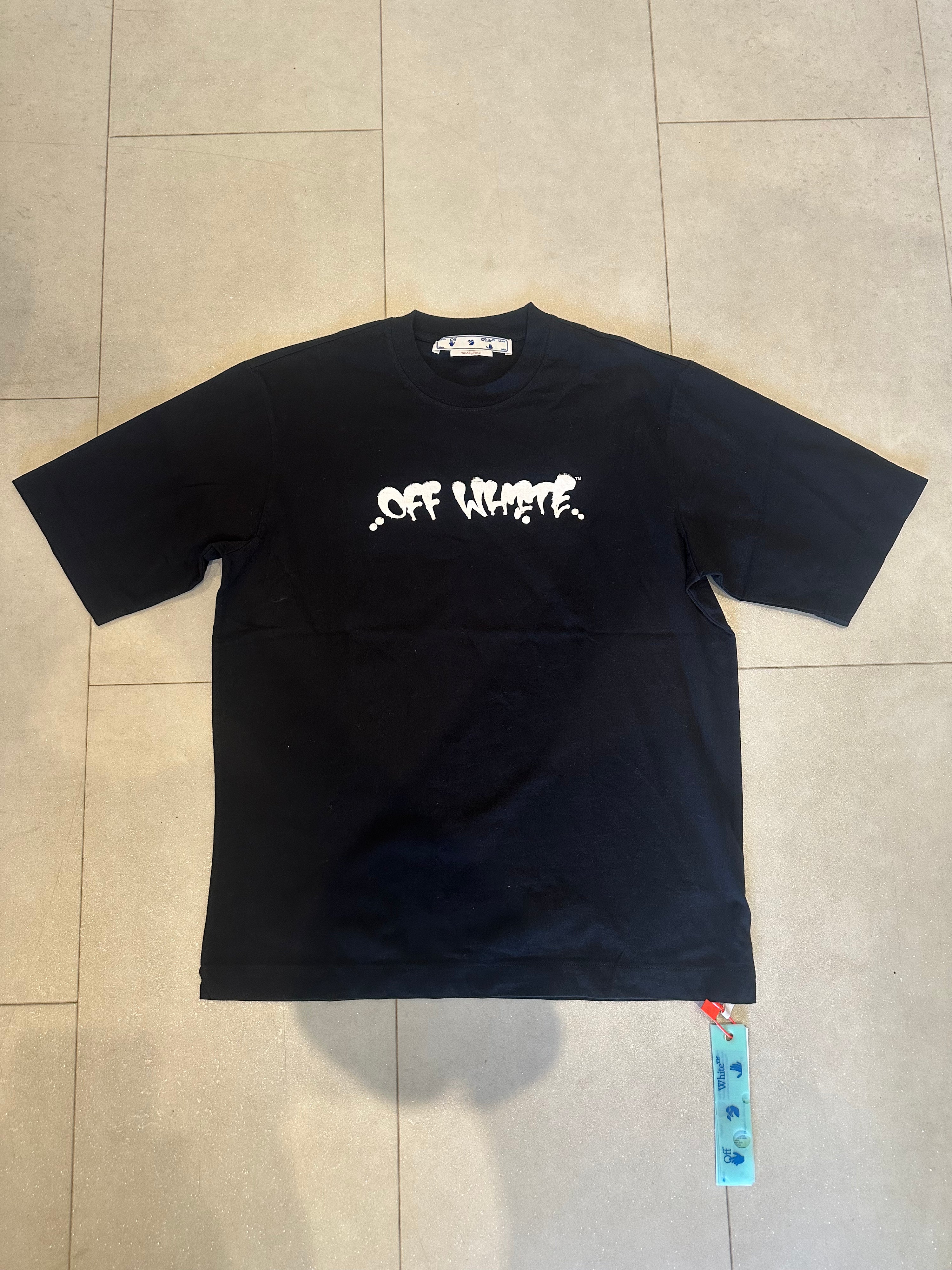 Off-White Logo Black T-Shirt RRP £310