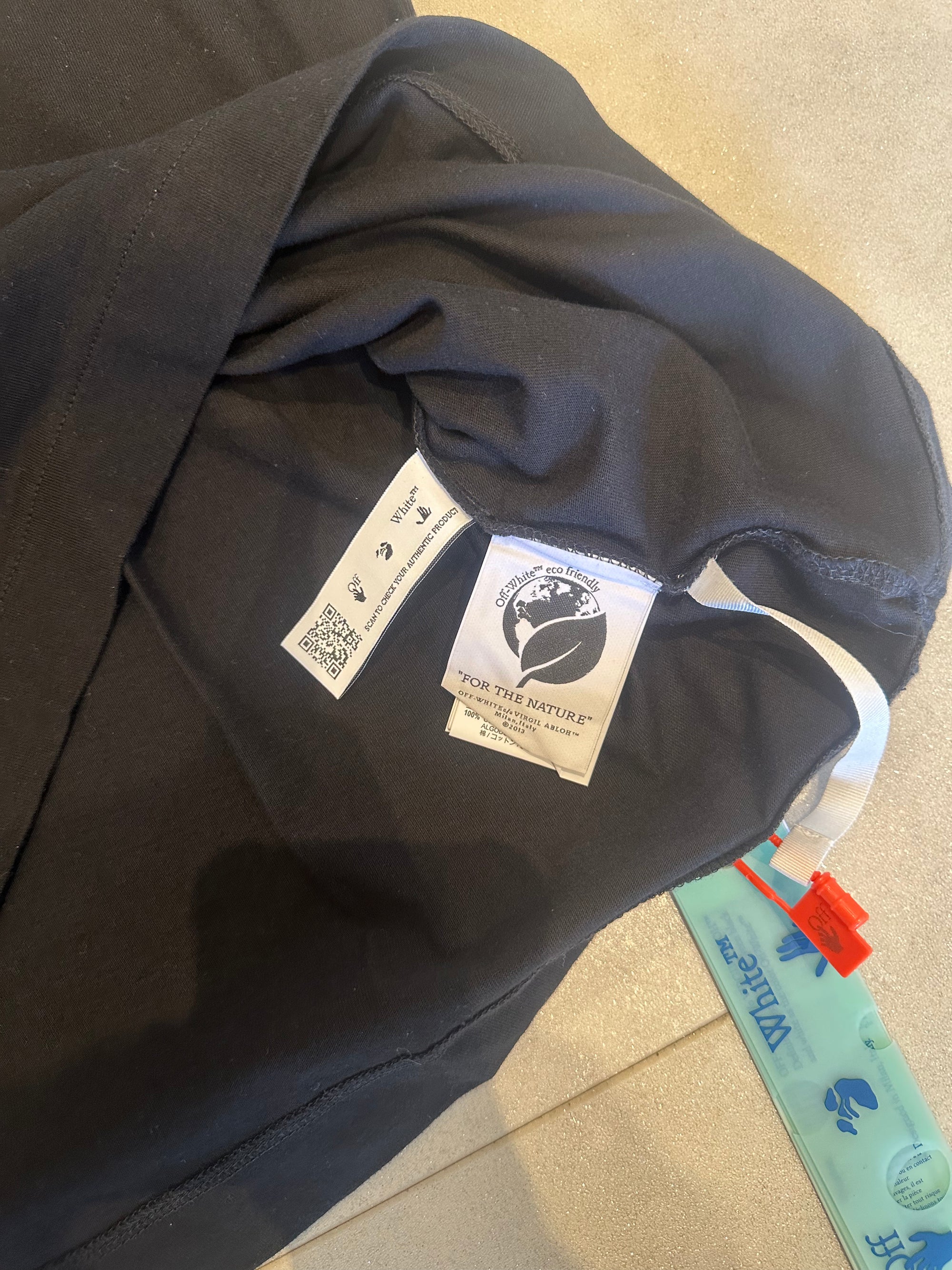 Off-White Logo Black T-Shirt RRP £310