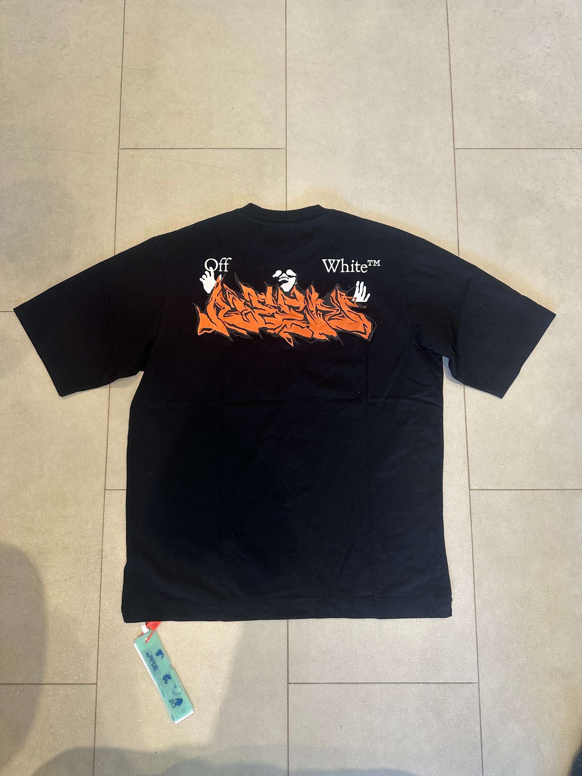 Off-White Logo Black T-Shirt RRP £310