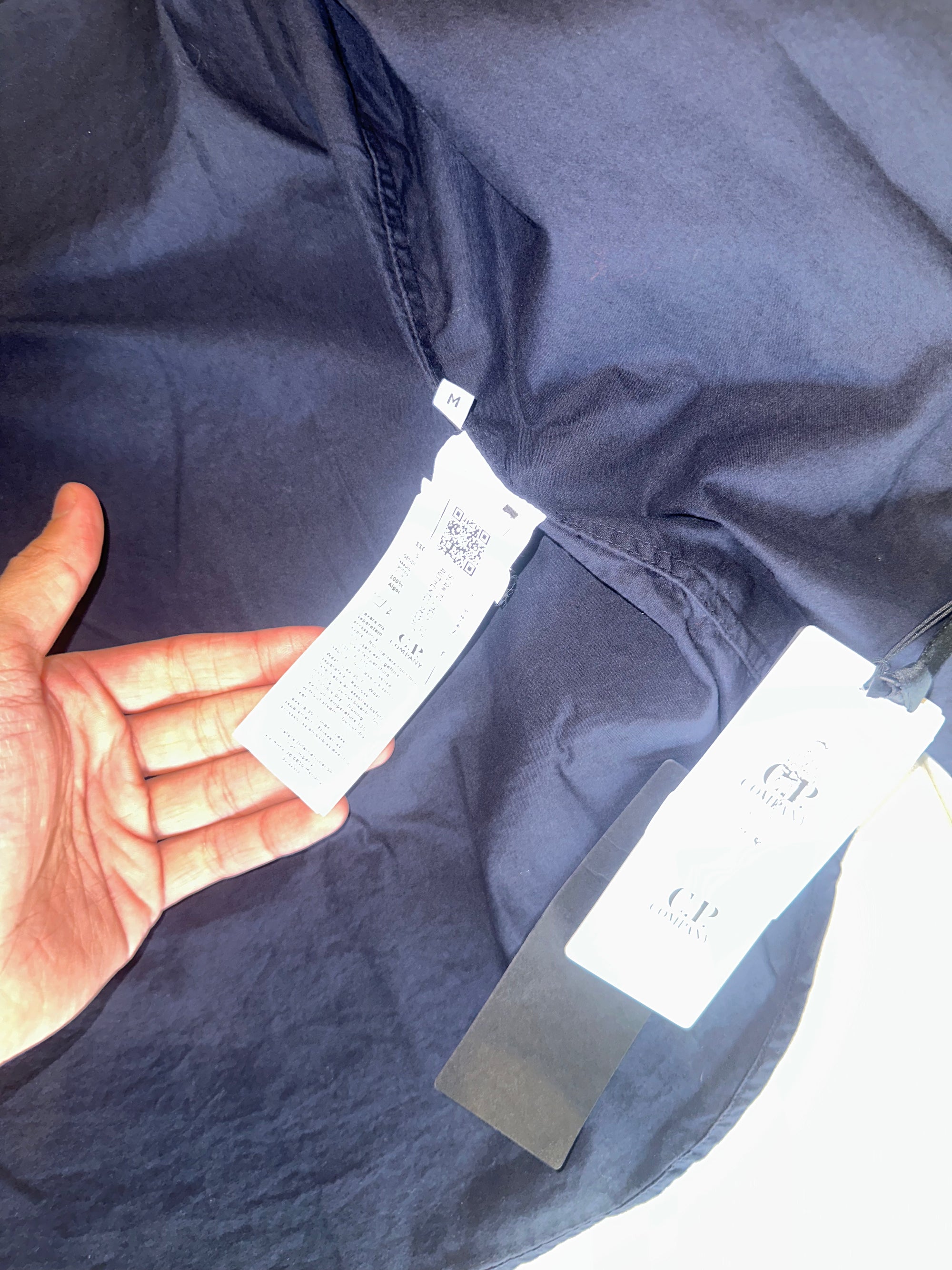 C.P. Company Gabardine Zip Overshirt Total Eclipse RRP £240