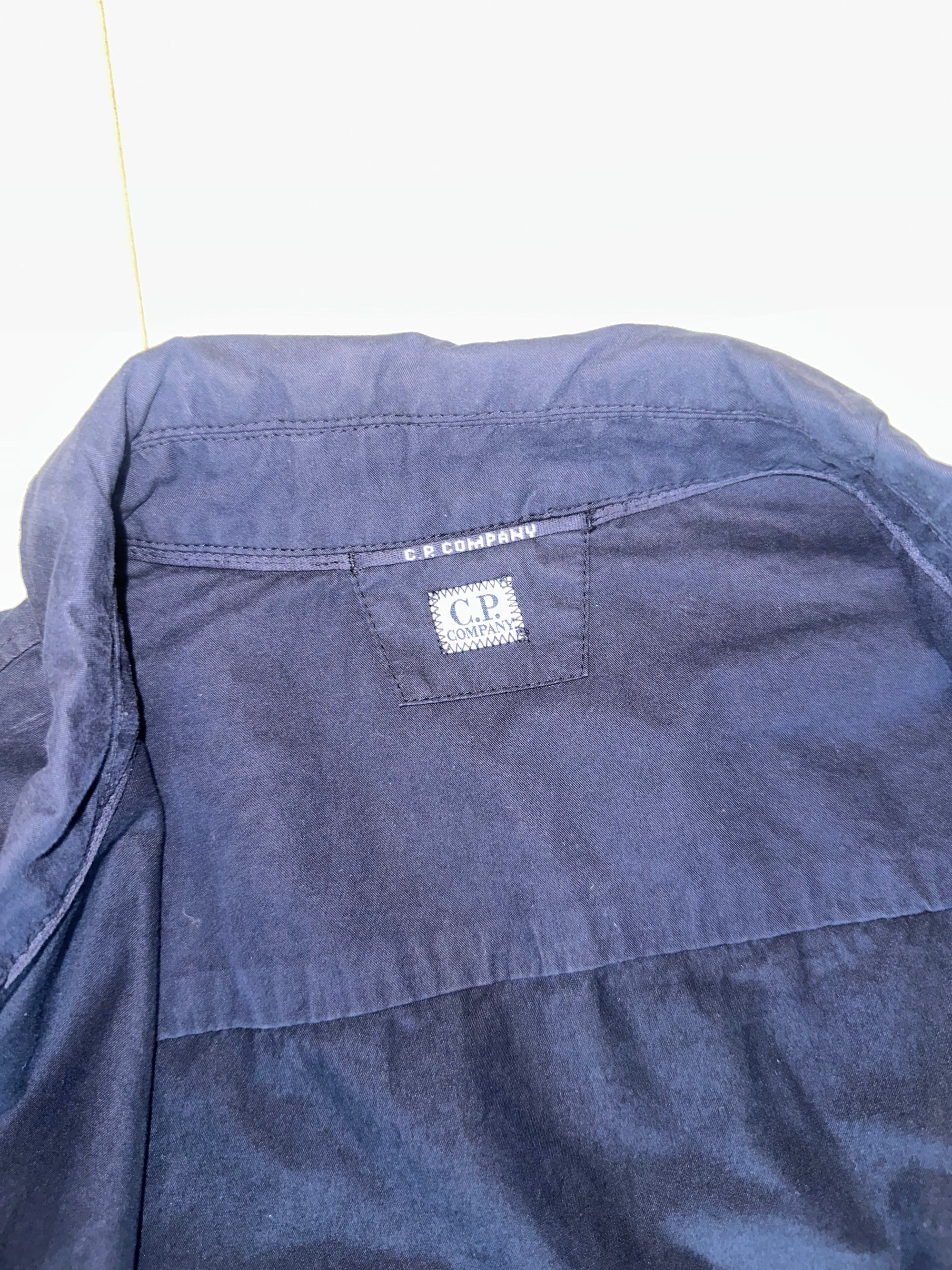 C.P. Company Gabardine Zip Overshirt Total Eclipse RRP £240