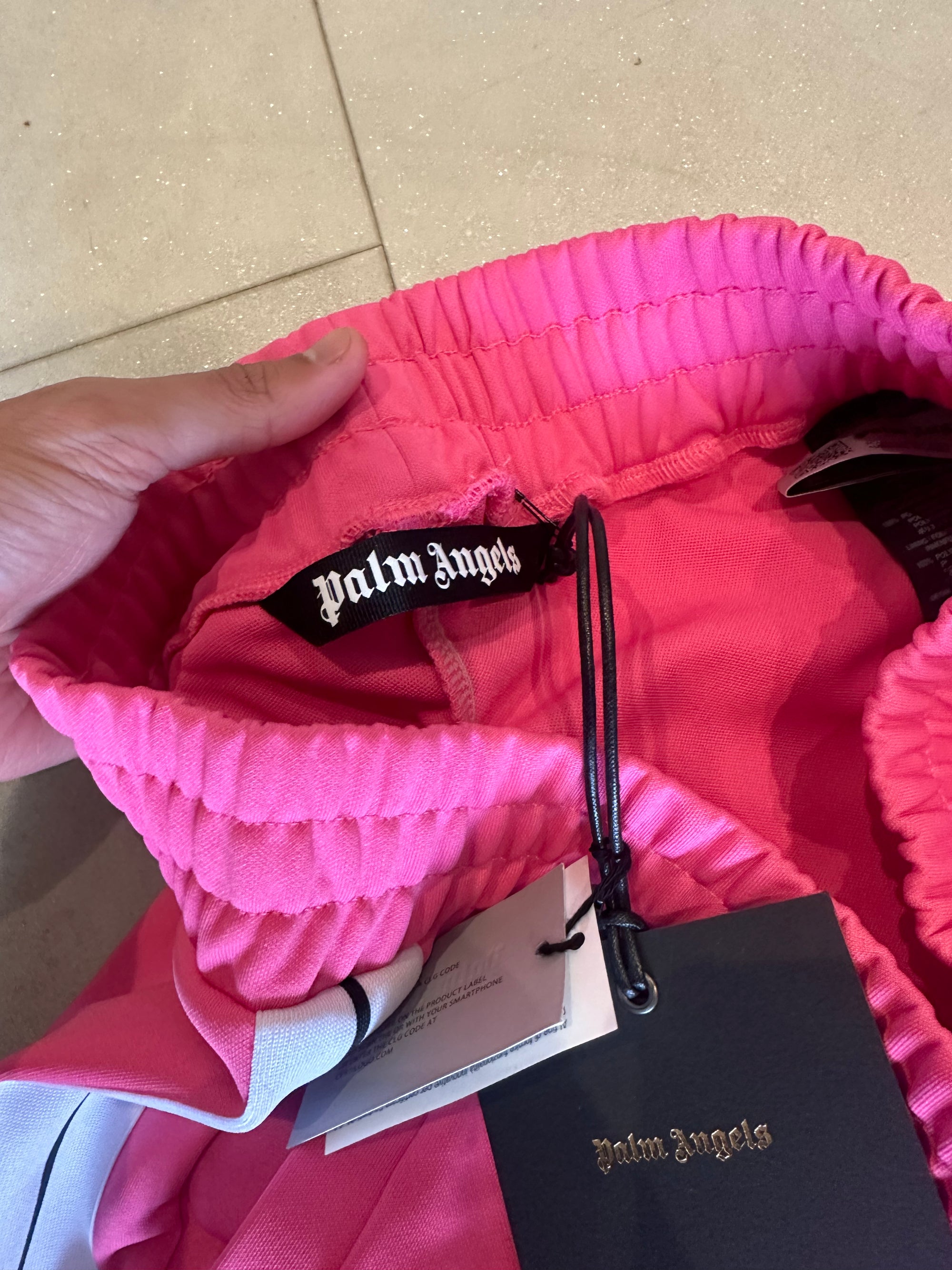 Palm Angels Pink Classic Logo Track Pants RRP £275