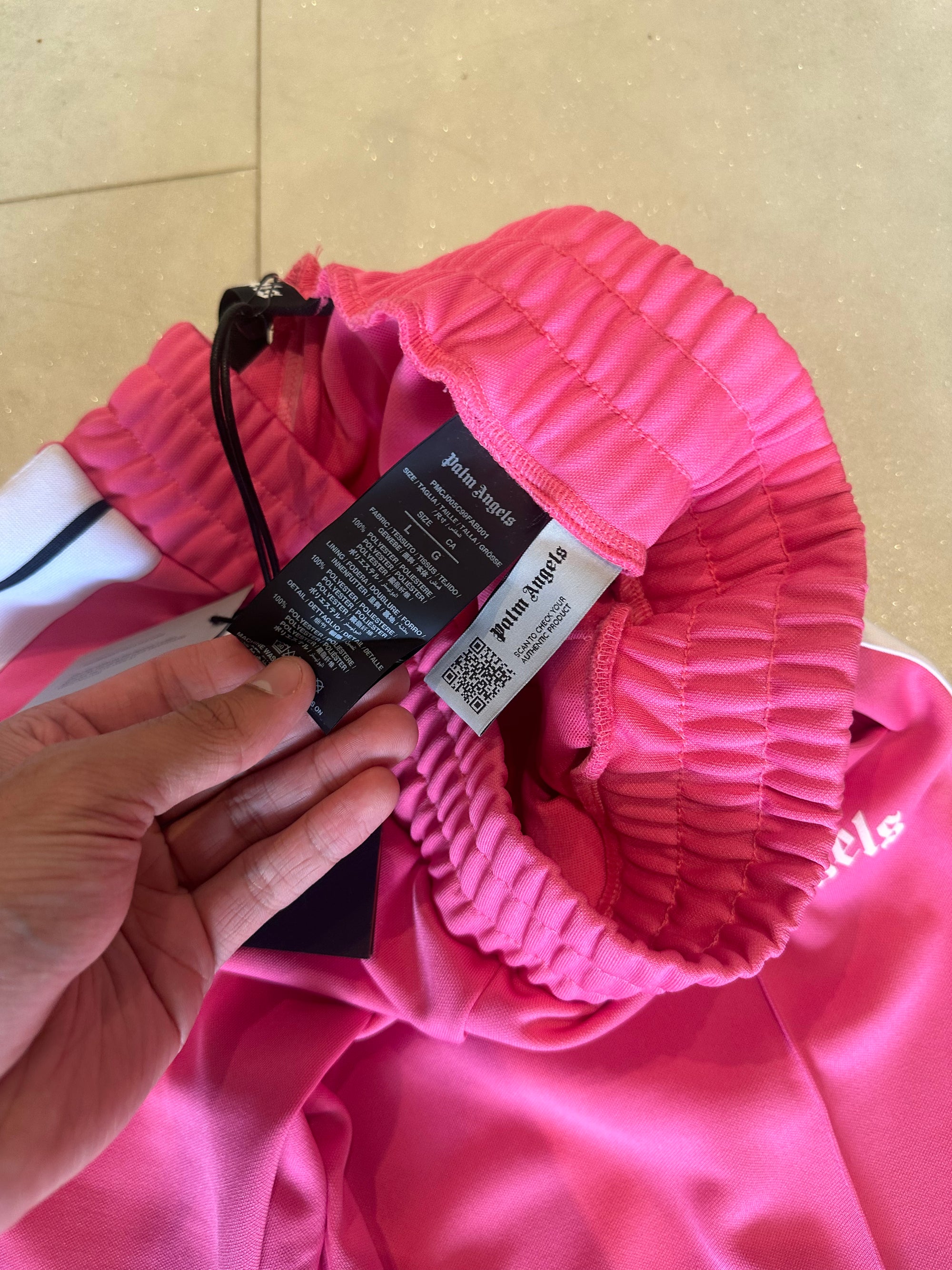 Palm Angels Pink Classic Logo Track Pants RRP £275