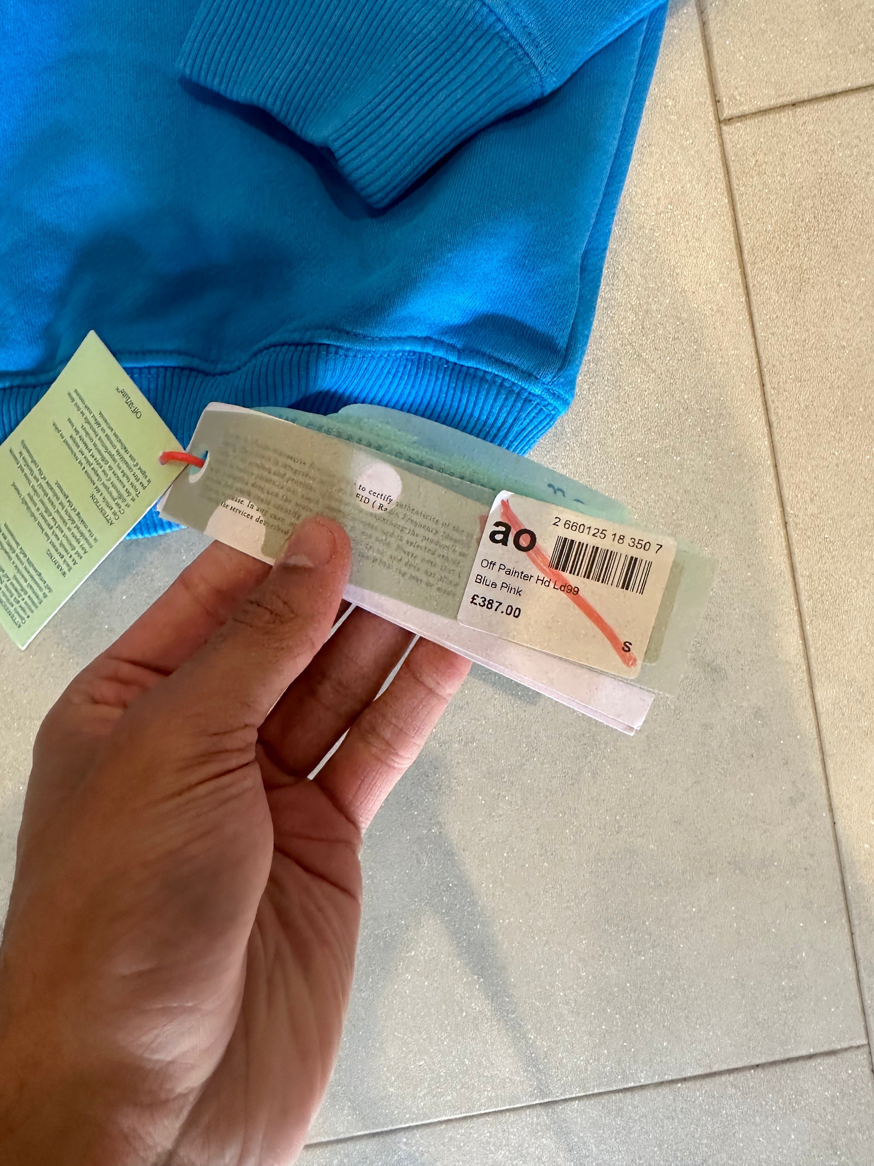 Off-White Painted Logo Hoodie RRP £387