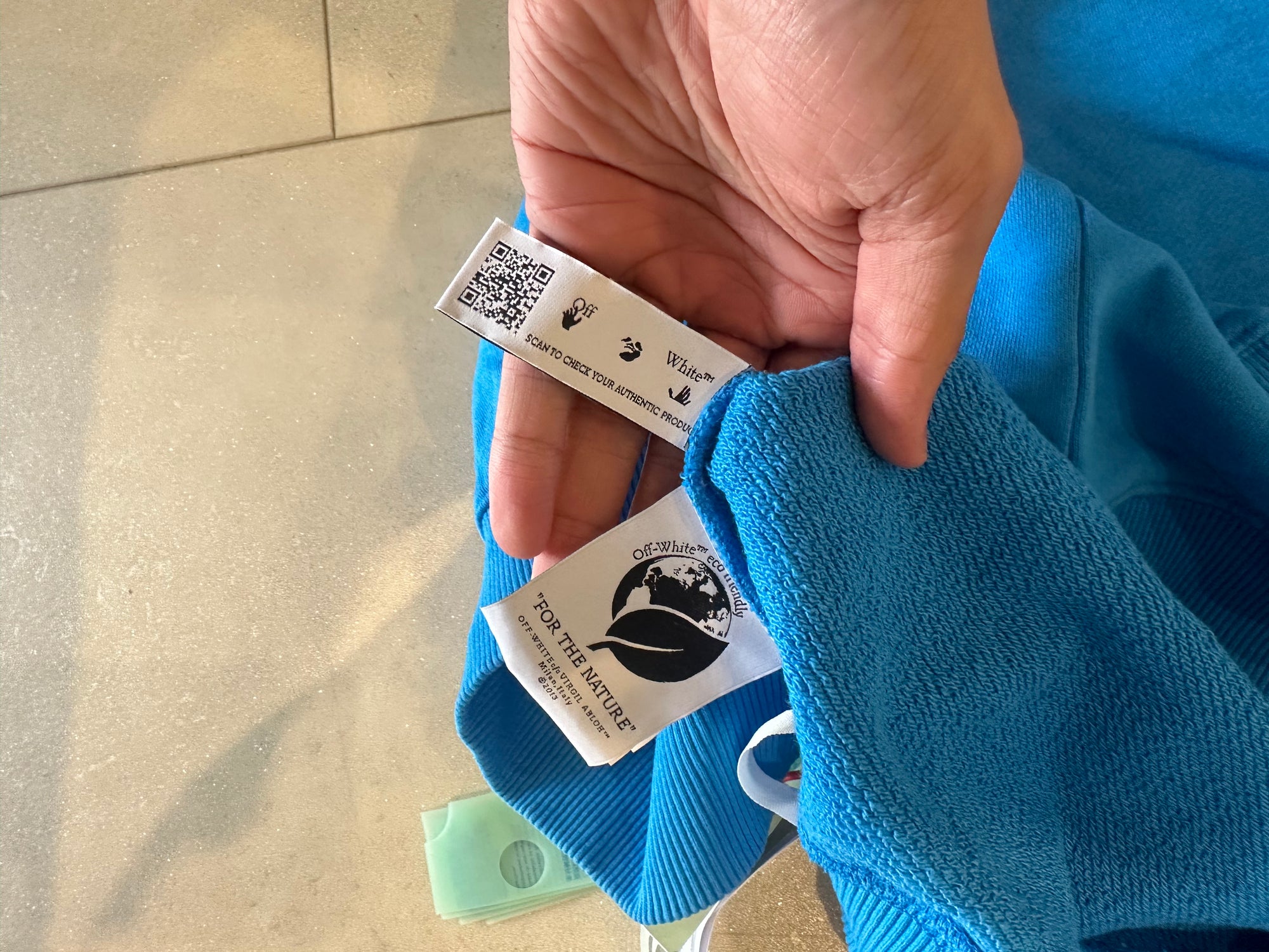 Off-White Painted Logo Hoodie RRP £387