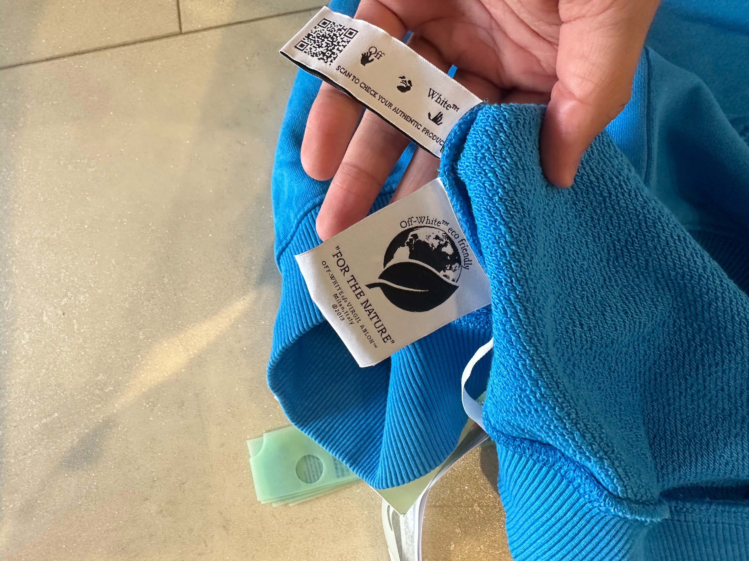 Off-White Painted Logo Hoodie RRP £387