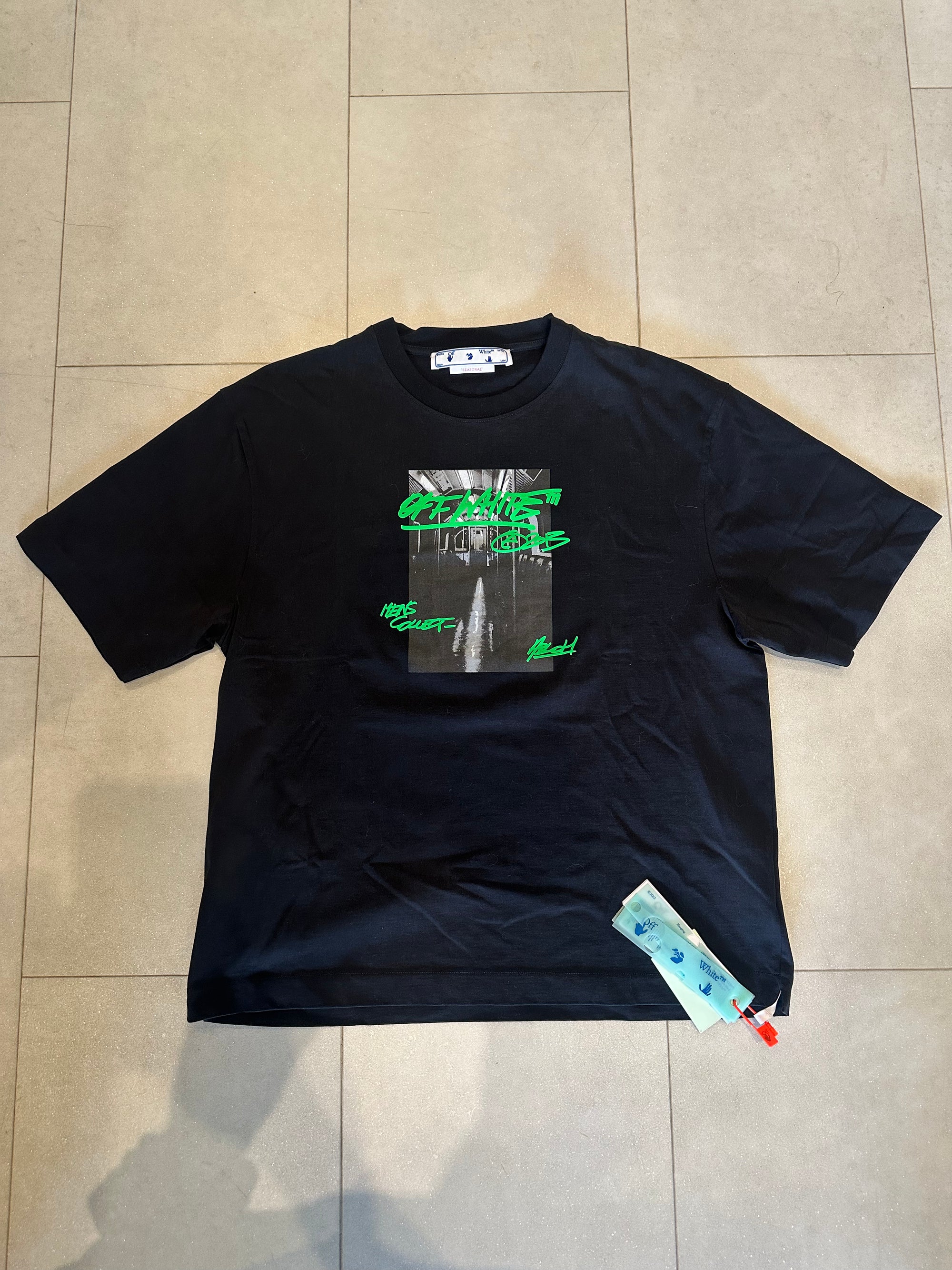 Off-White Metro Type Over Skate T-Shirt RRP £310