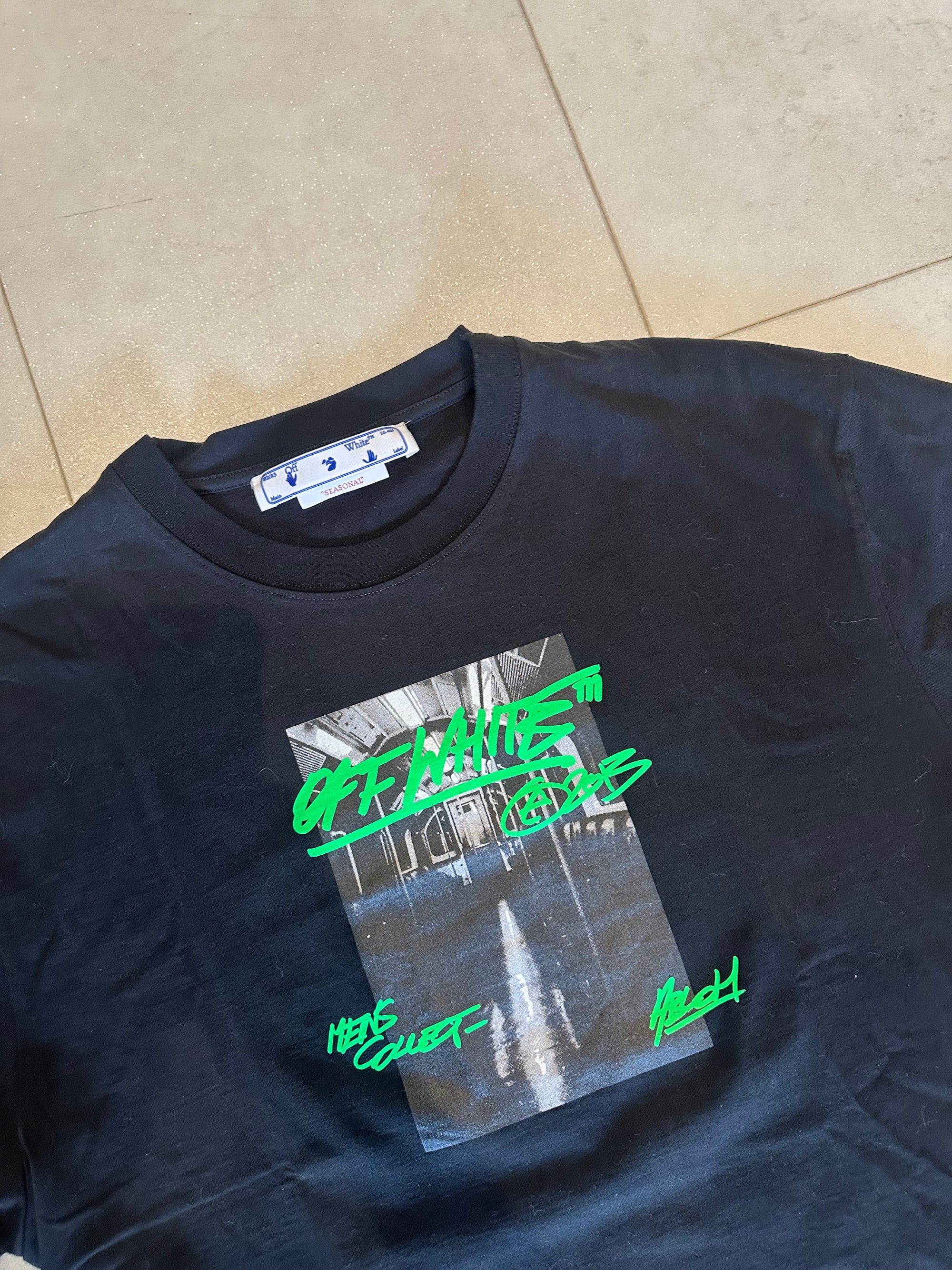 Off-White Metro Type Over Skate T-Shirt RRP £310