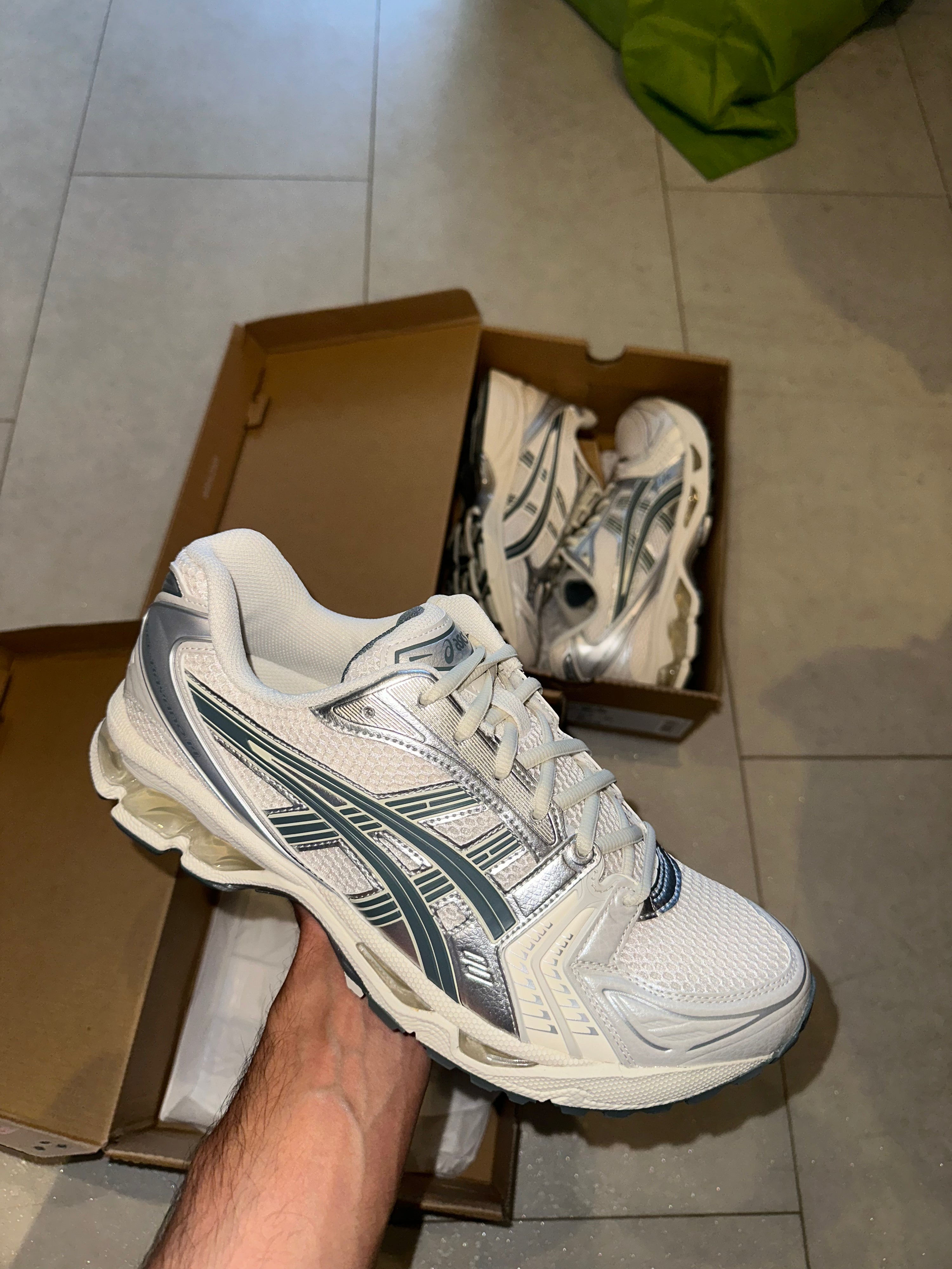 ASICS Gel-Kayano 14 Birch / Dark Pewter Brand New