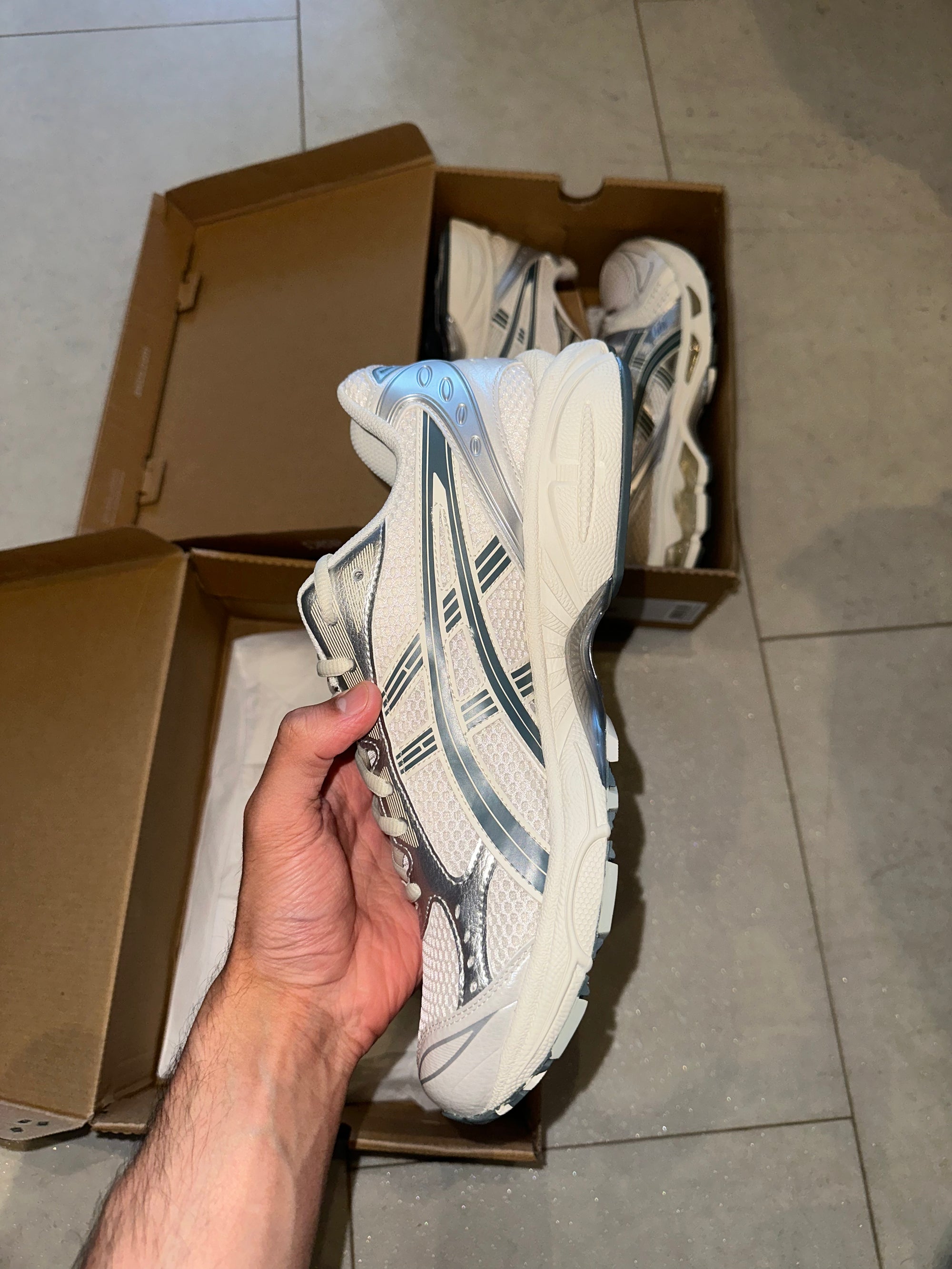 ASICS Gel-Kayano 14 Birch / Dark Pewter Brand New